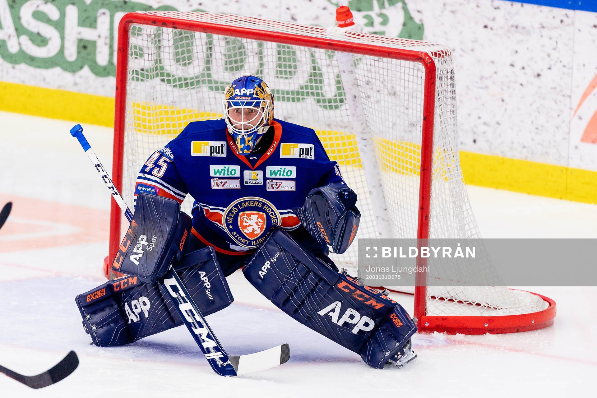Växjös målvakt Viktor Andrén