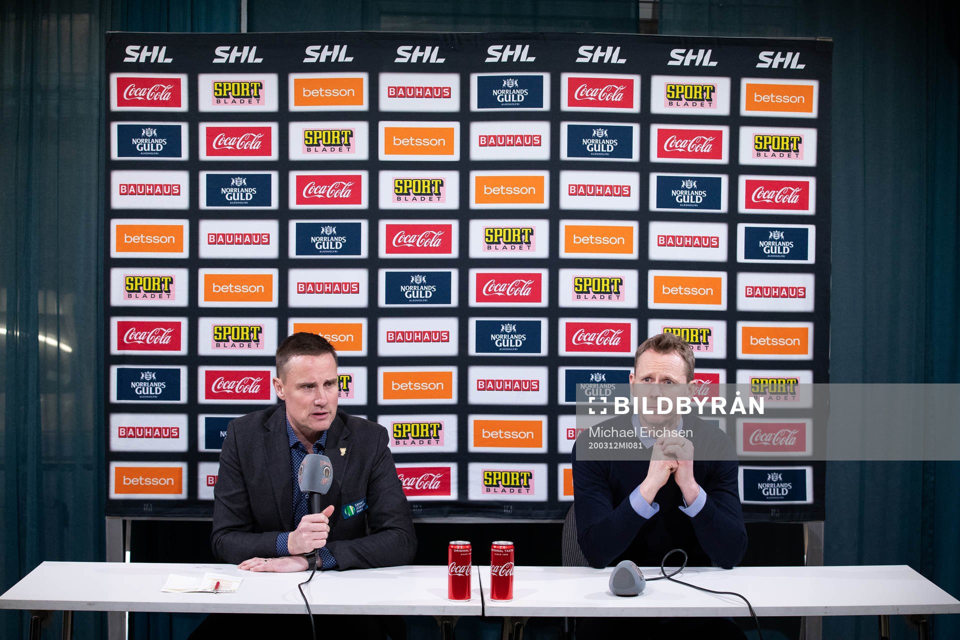 Frölundas tränare Roger Rönnberg och Djurgårdens