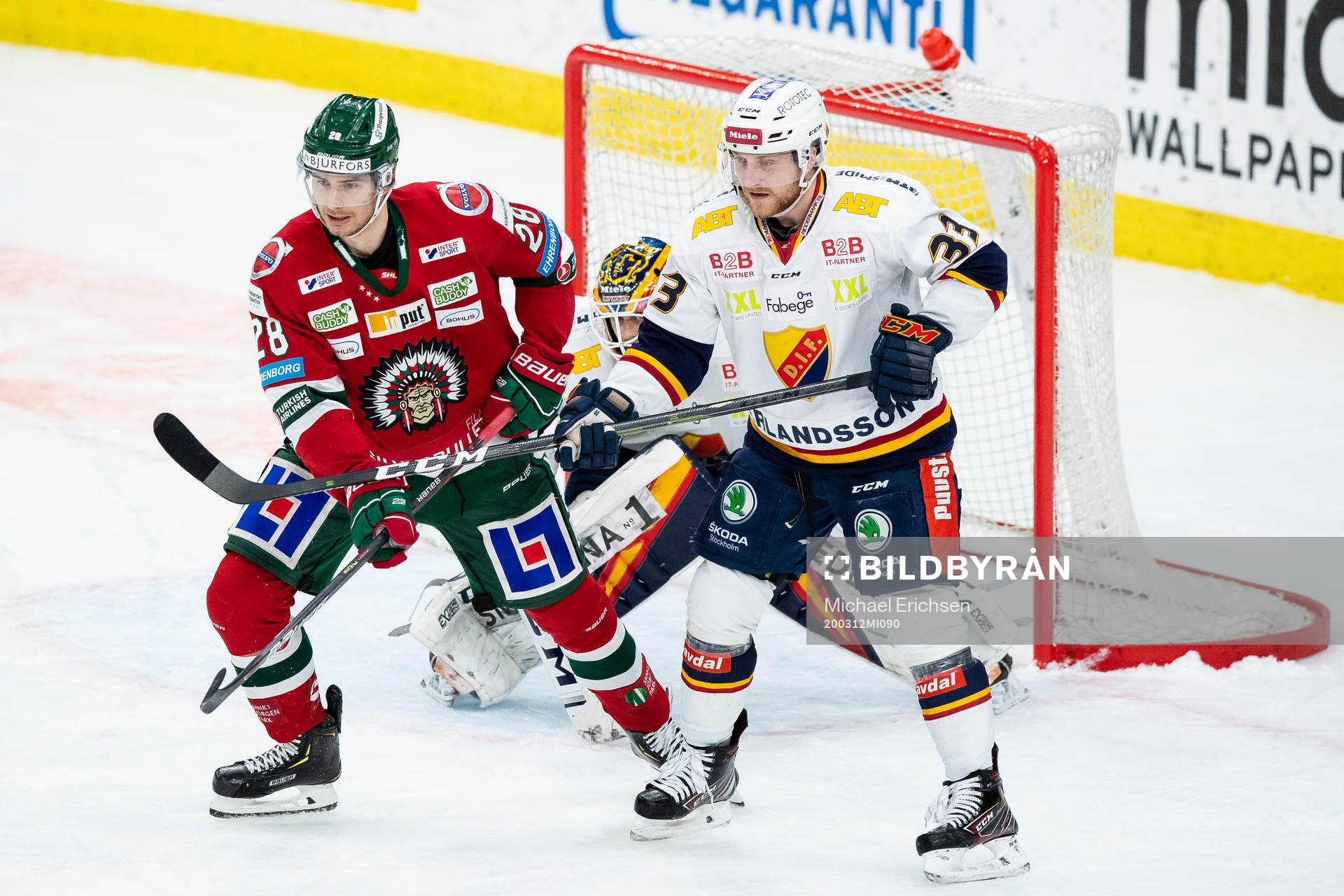 Frölundas Johan Sundström och Djurgårdens Linus