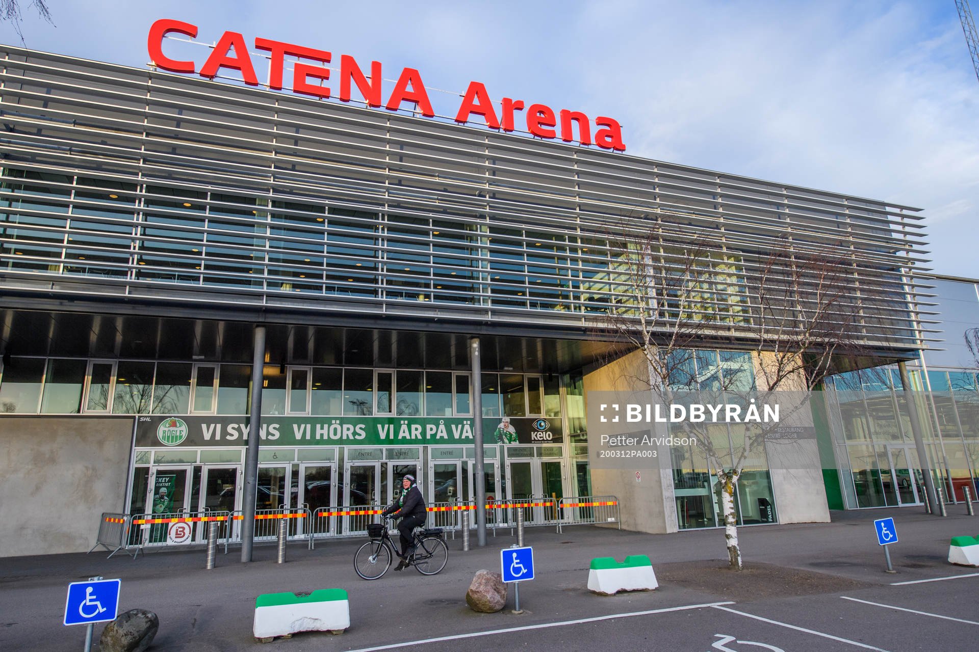 Tomt utanför Catena Arena