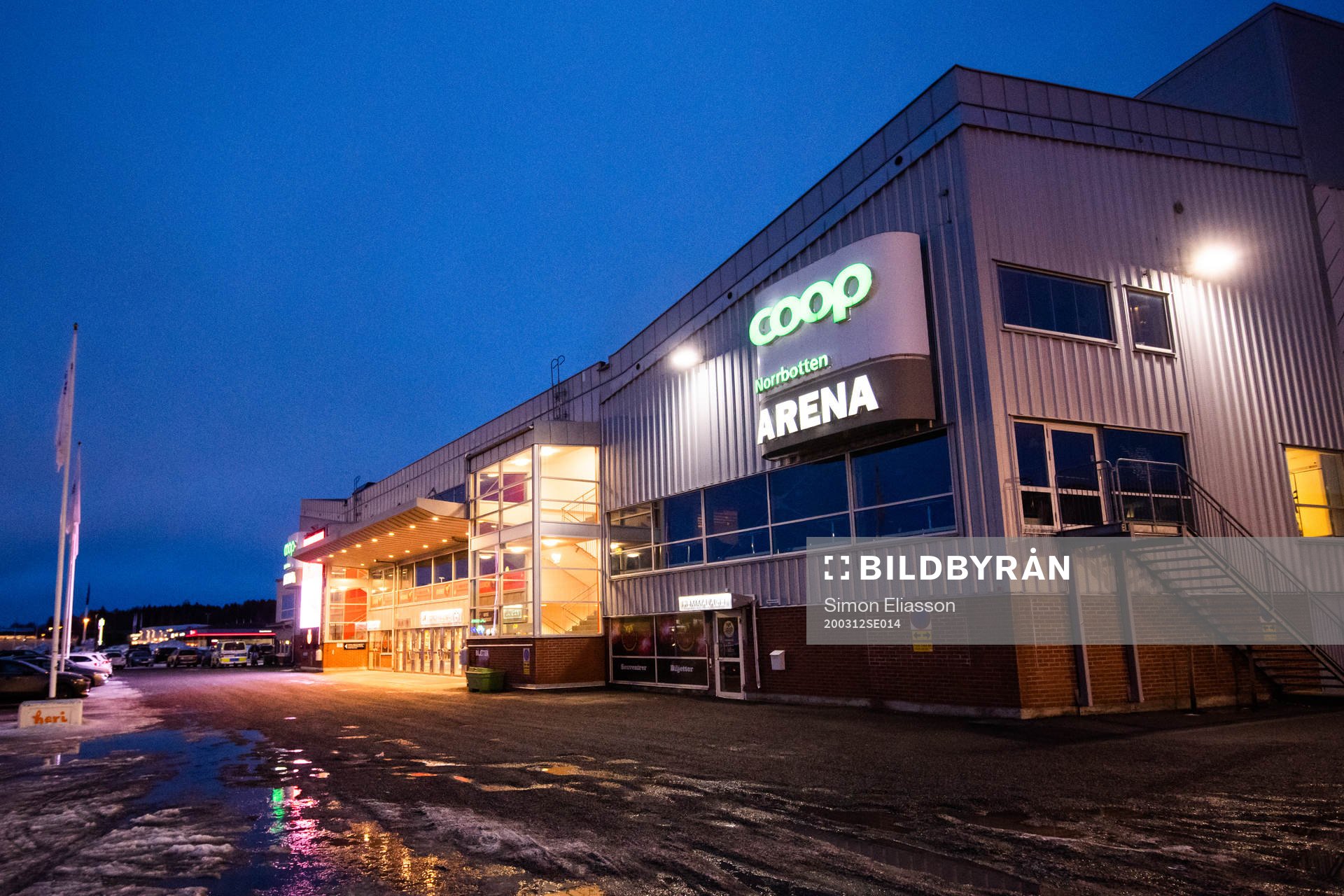 Coop Norrbotten Arena exteriör
