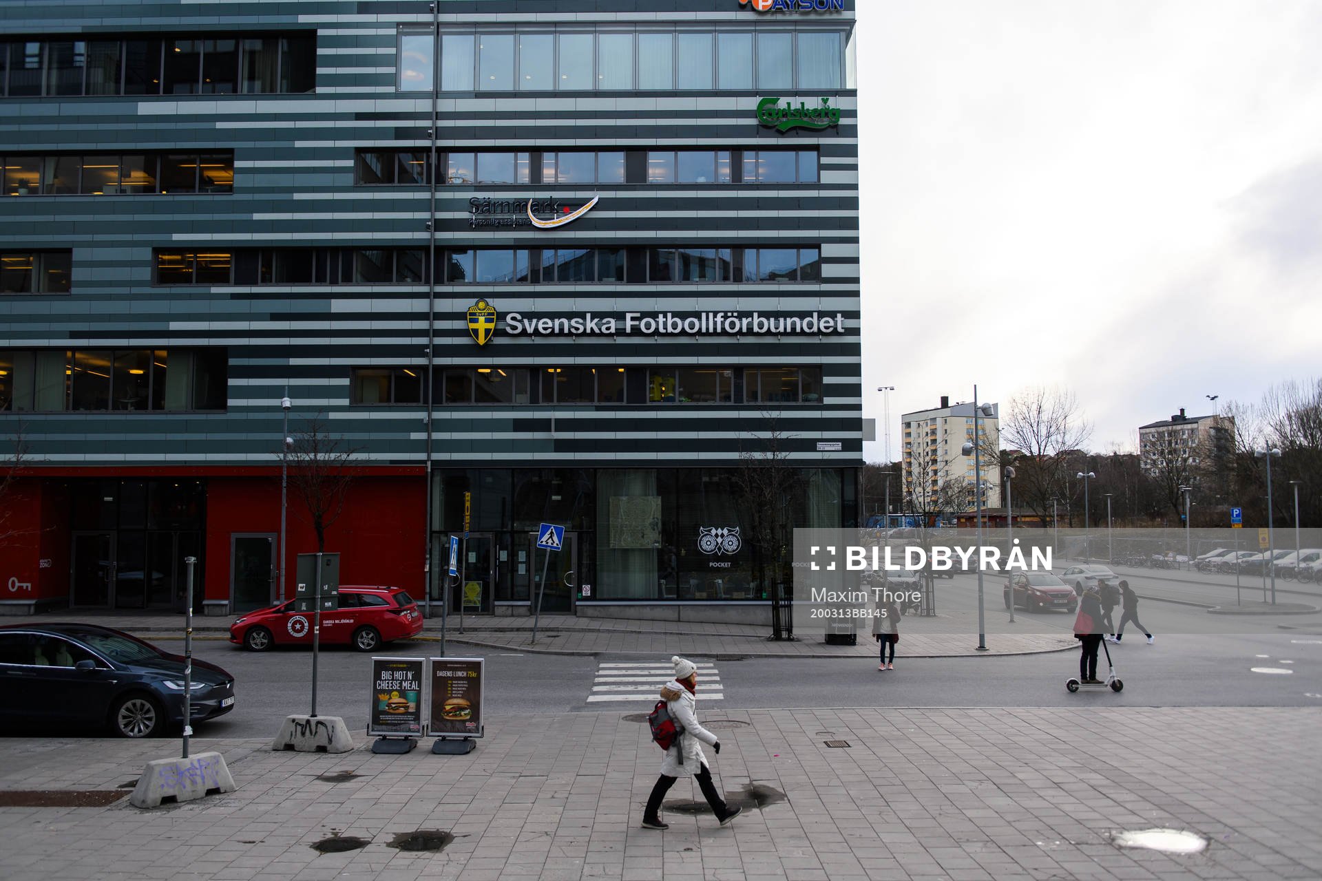 Exteriör av Svenska Fotbollsförbundets kontor
