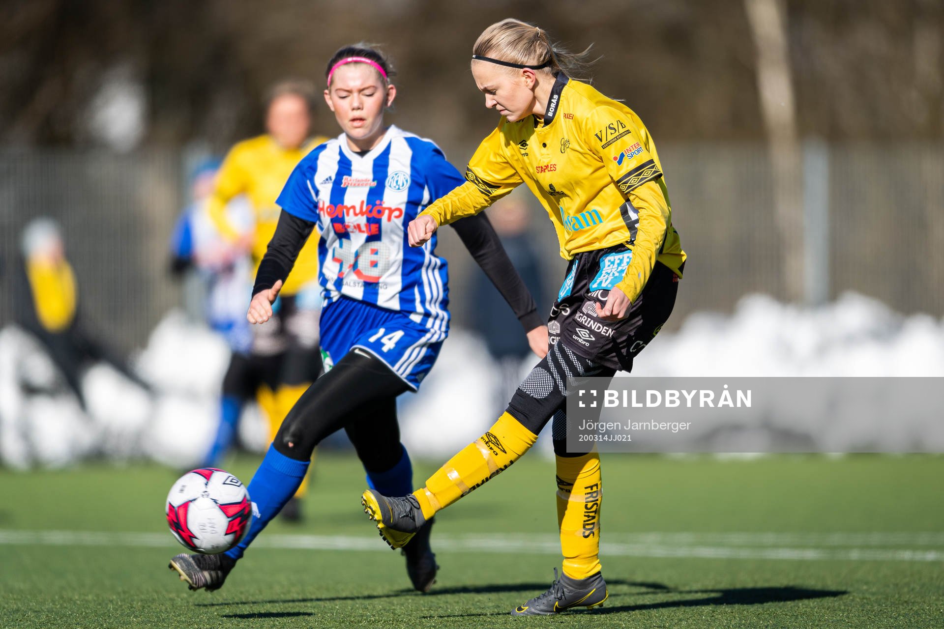 Elfsborgs Mathilda Ståhlbom Karlsson skjuter 3-0