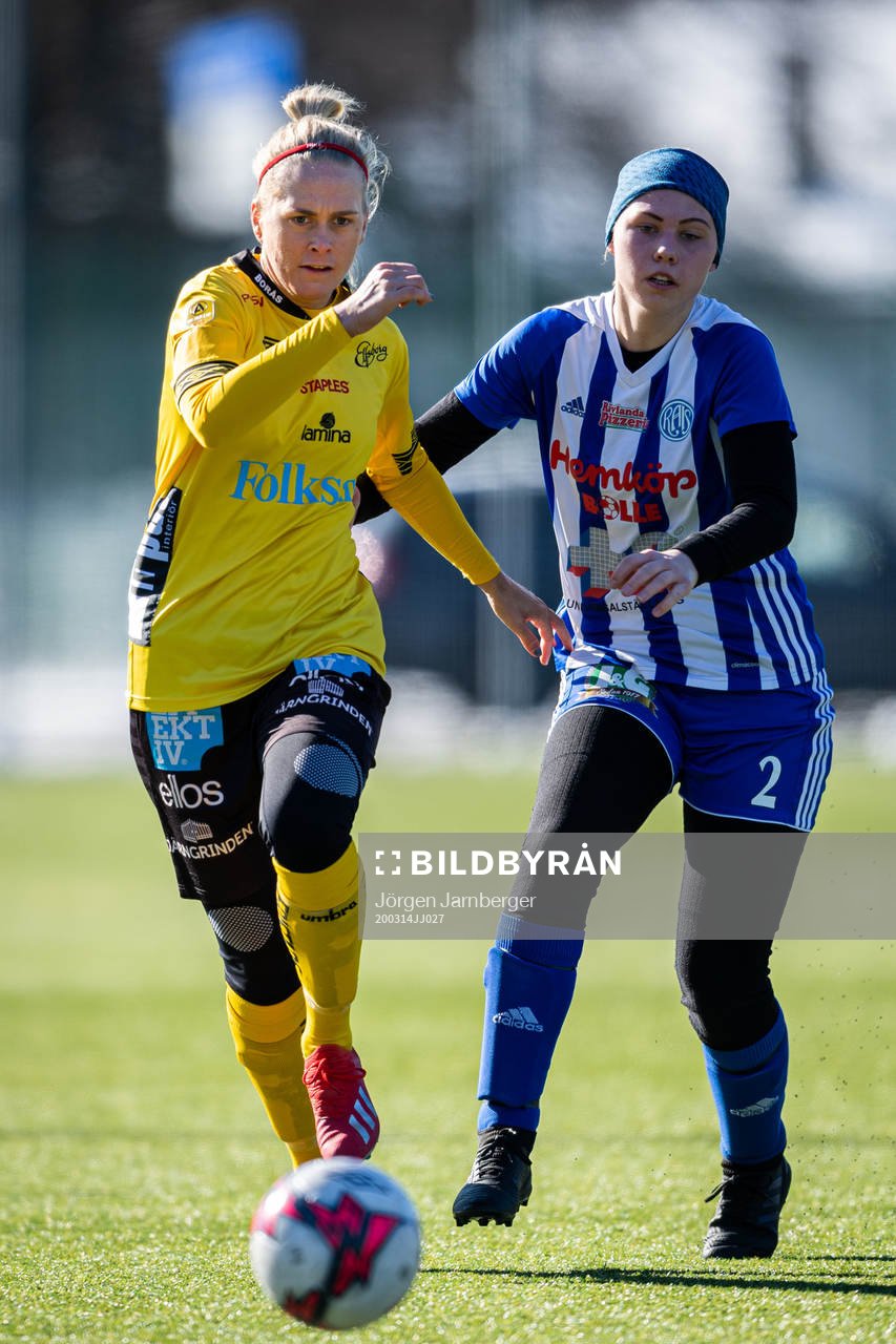 Elfsborgs Ellen Larsson och Rävlandas Hanna Mårtensson
