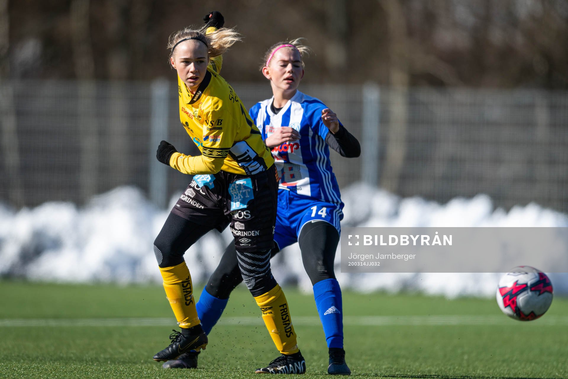 Elfsborgs Mathilda Ståhlbom Karlsson och Rävlandas Emelie