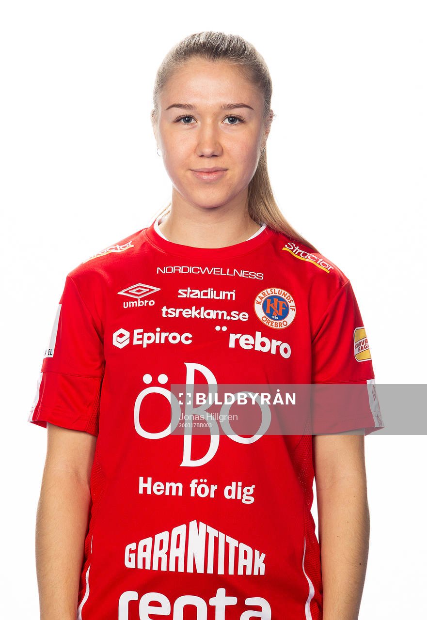 Örebros Cajsa Åkerberg poserar för ett porträtt den 17 mars 2020 i Örebro.