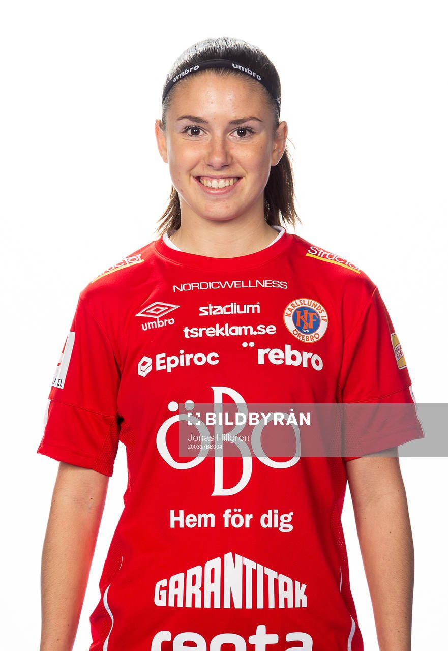 Örebros Emilia Pelgander poserar för ett porträtt den 17 mars 2020 i Örebro.