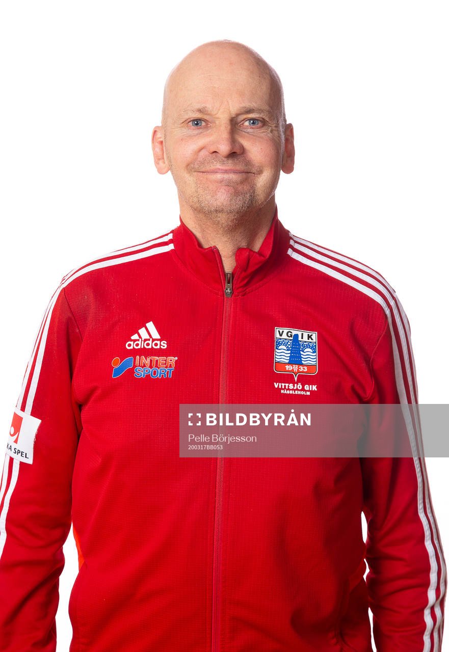 Vittsjös tränare Thomas Mårtensson poserar för ett porträtt den 17 mars 2020 i Vittsjö.
