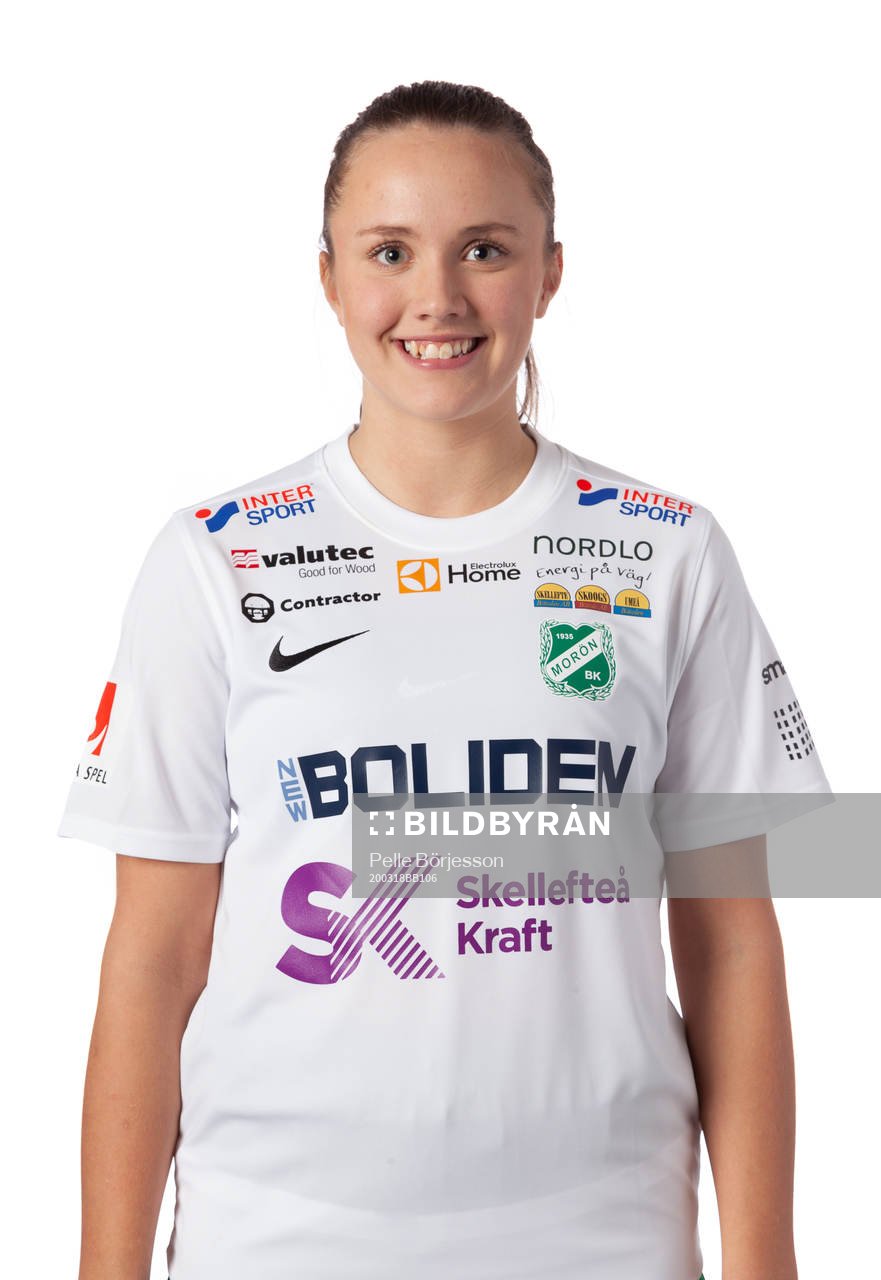 Moröns Wilma Stenman poserar för ett porträtt den 18 mars 2020 i Morön.