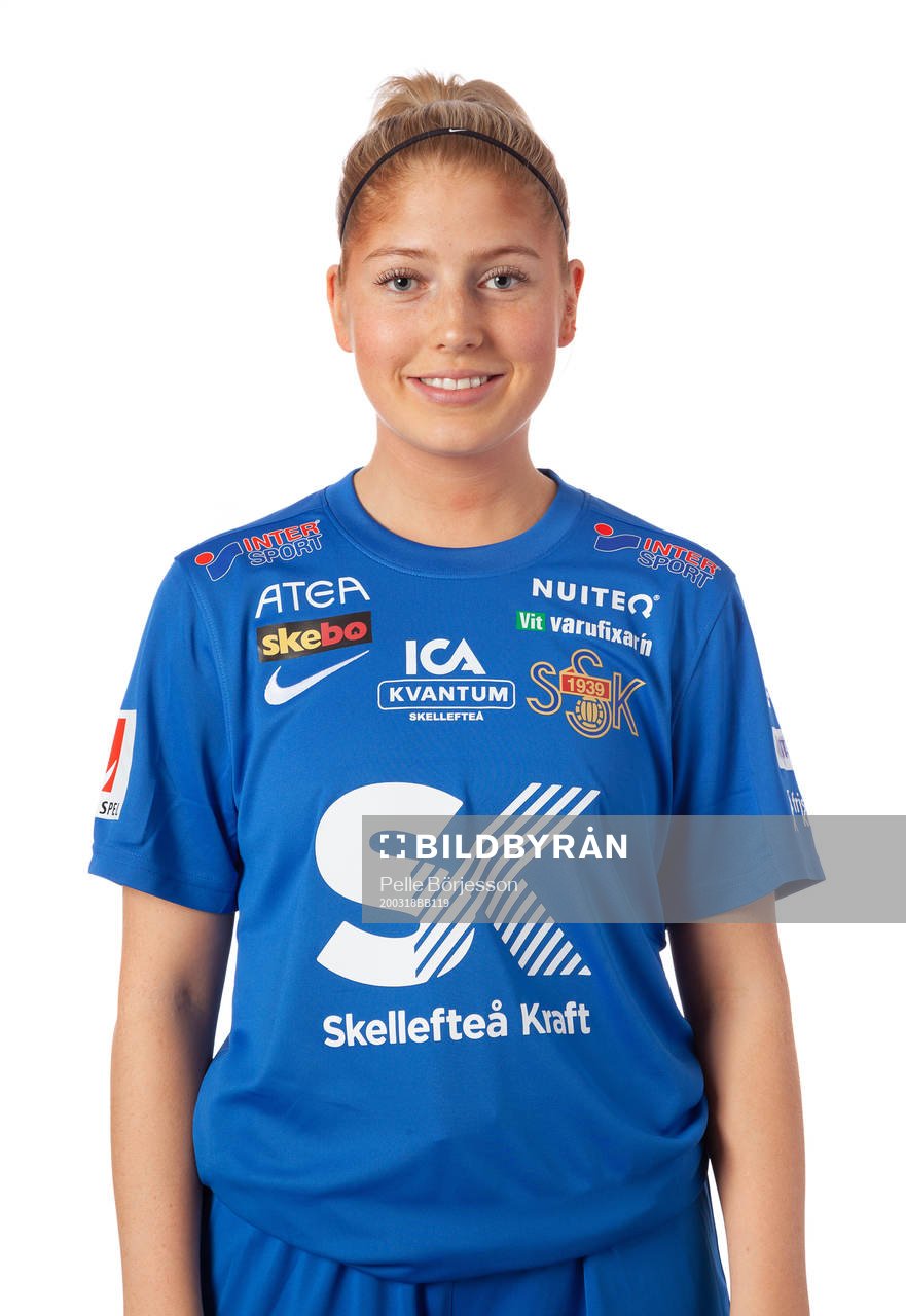 Sunnanås Tilda Sahlman poserar för ett porträtt den 18 mars 2020 i Sunnanå. 