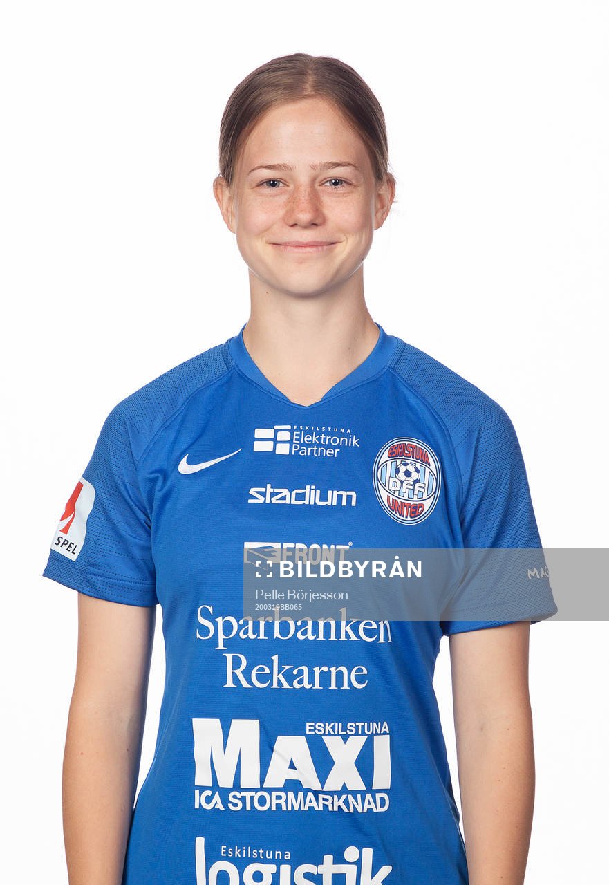 Eskilstunas Fiona Eriksson poserar för ett porträtt den 19 mars 2020 i Eskilstuna.