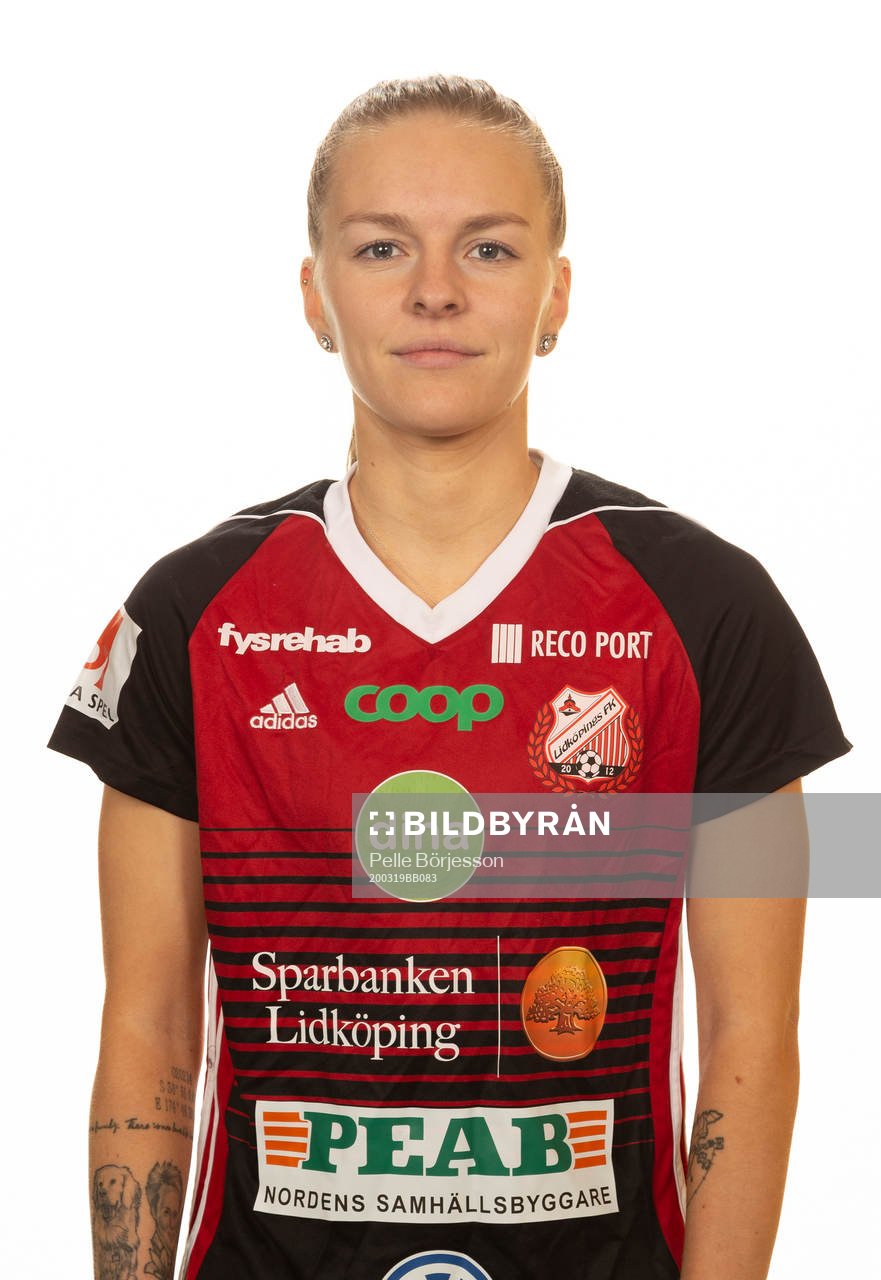 Lidköpings Johanna Axfeldt poserar för ett porträtt den 19 mars 2020 i Lidköping.