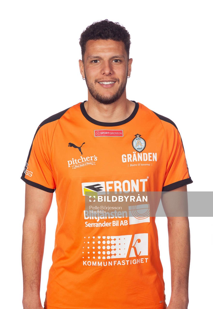 AFC United:s Karim Rossi poserar för ett porträtt den 19 mars 2020 i Eskiltuna.