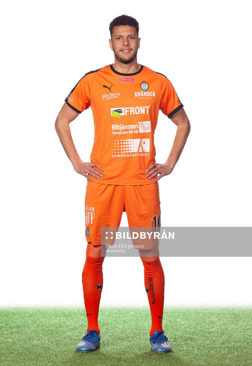 AFC United:s Karim Rossi poserar för ett porträtt den 19 mars 2020 i Eskiltuna.