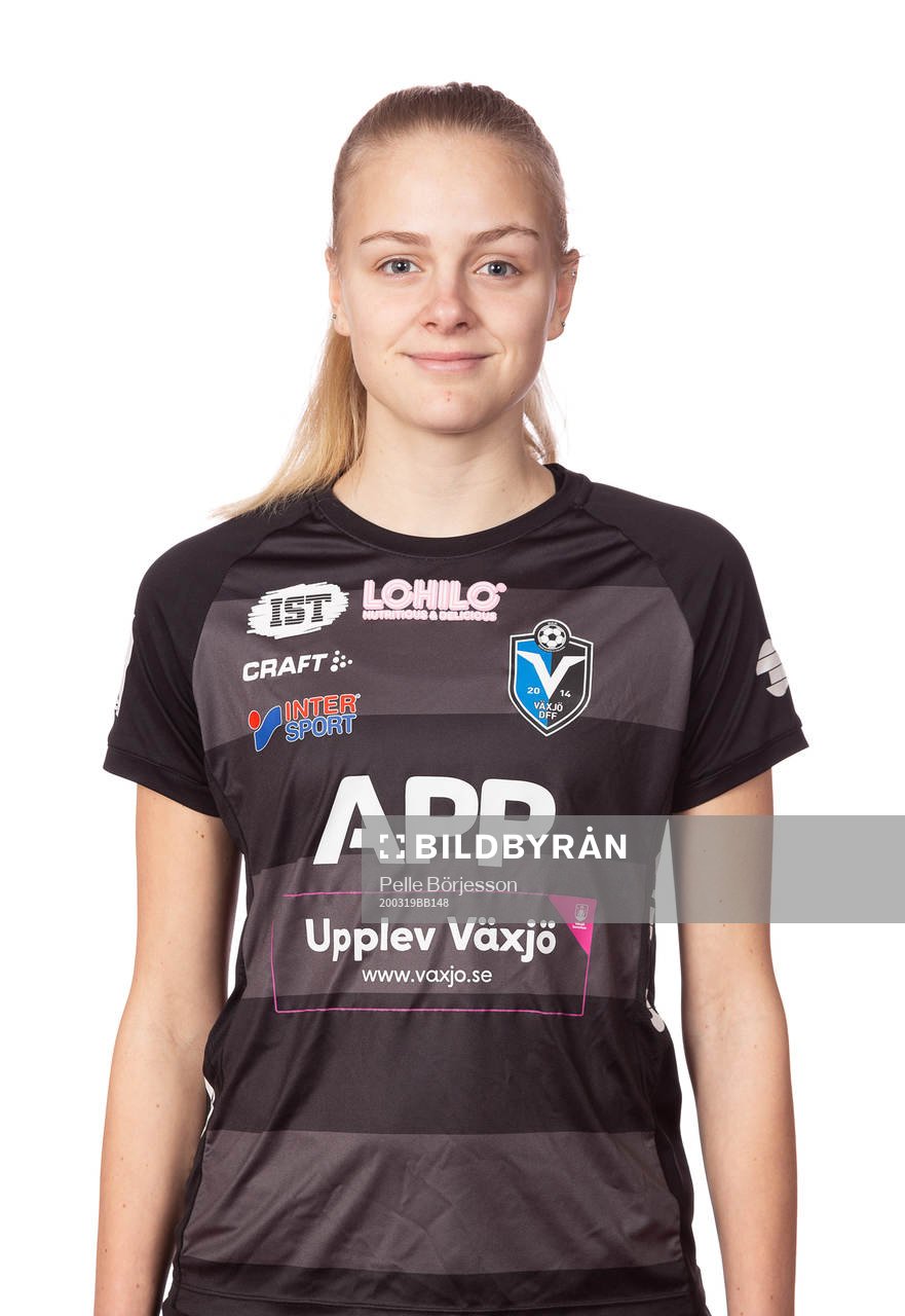 Växjös Elin Nilsson poserar för ett porträtt den 19 mars 2020 i Växjö.