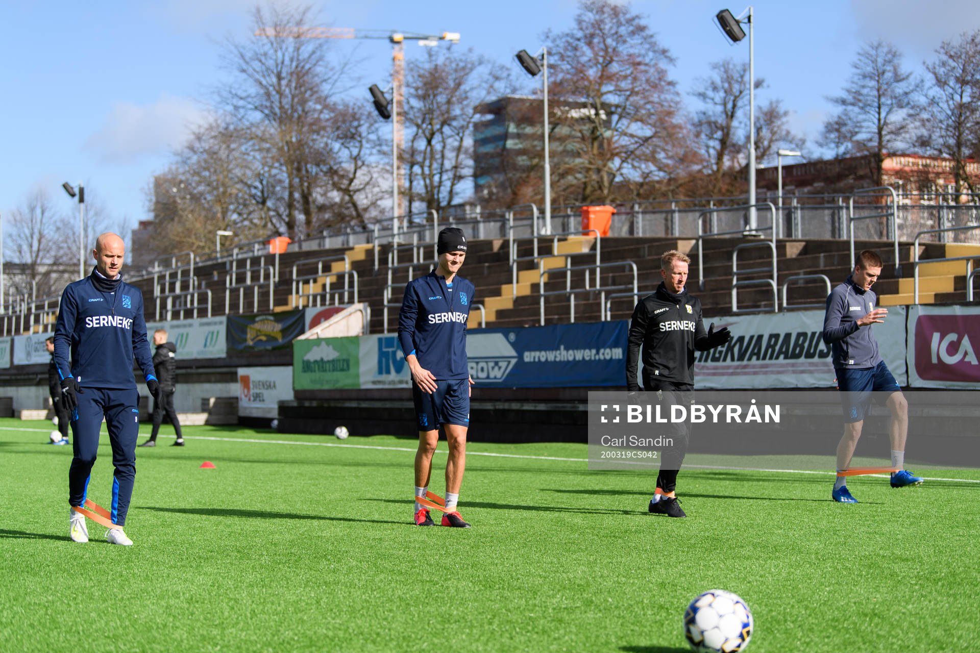 Robin Söder, Rasmus Wikström, sjukgymnast Fredrik