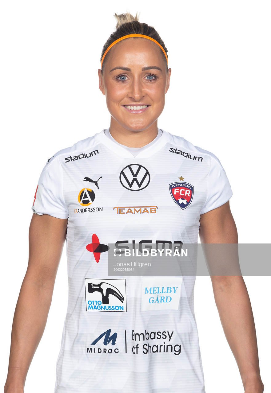 Rosengårds Sanne Troelsgaard poserar för ett porträtt den 20 mars 2020 i Malmö.