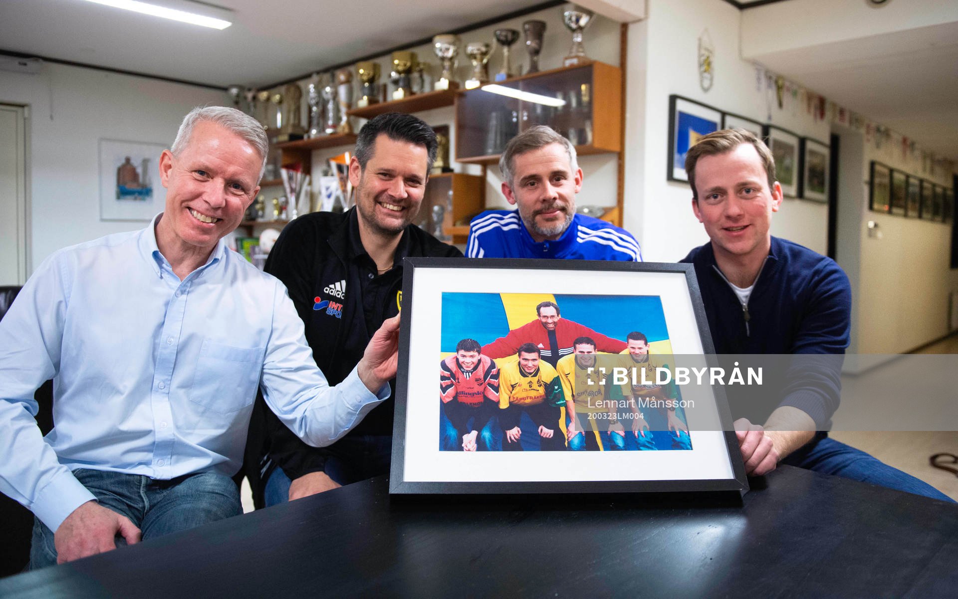 IFK Hässleholms fotbollsakademi, från vänster Stefan