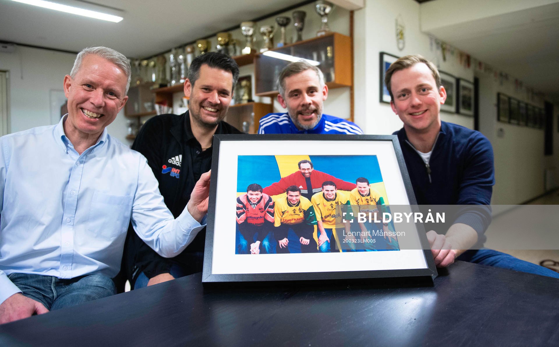IFK Hässleholms fotbollsakademi, från vänster Stefan