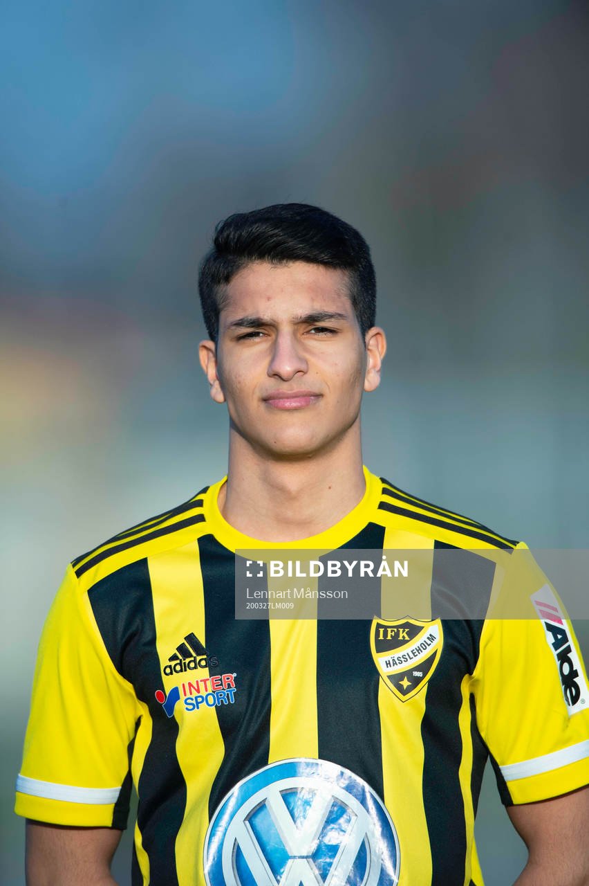 IFK Hässleholms Mustafa Owaid i Hässleholm