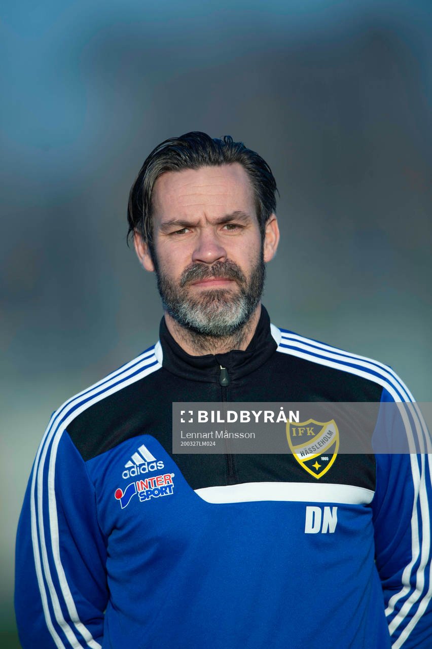 IFK Hässleholms lagledare Johan Holmberg i Hässleholm