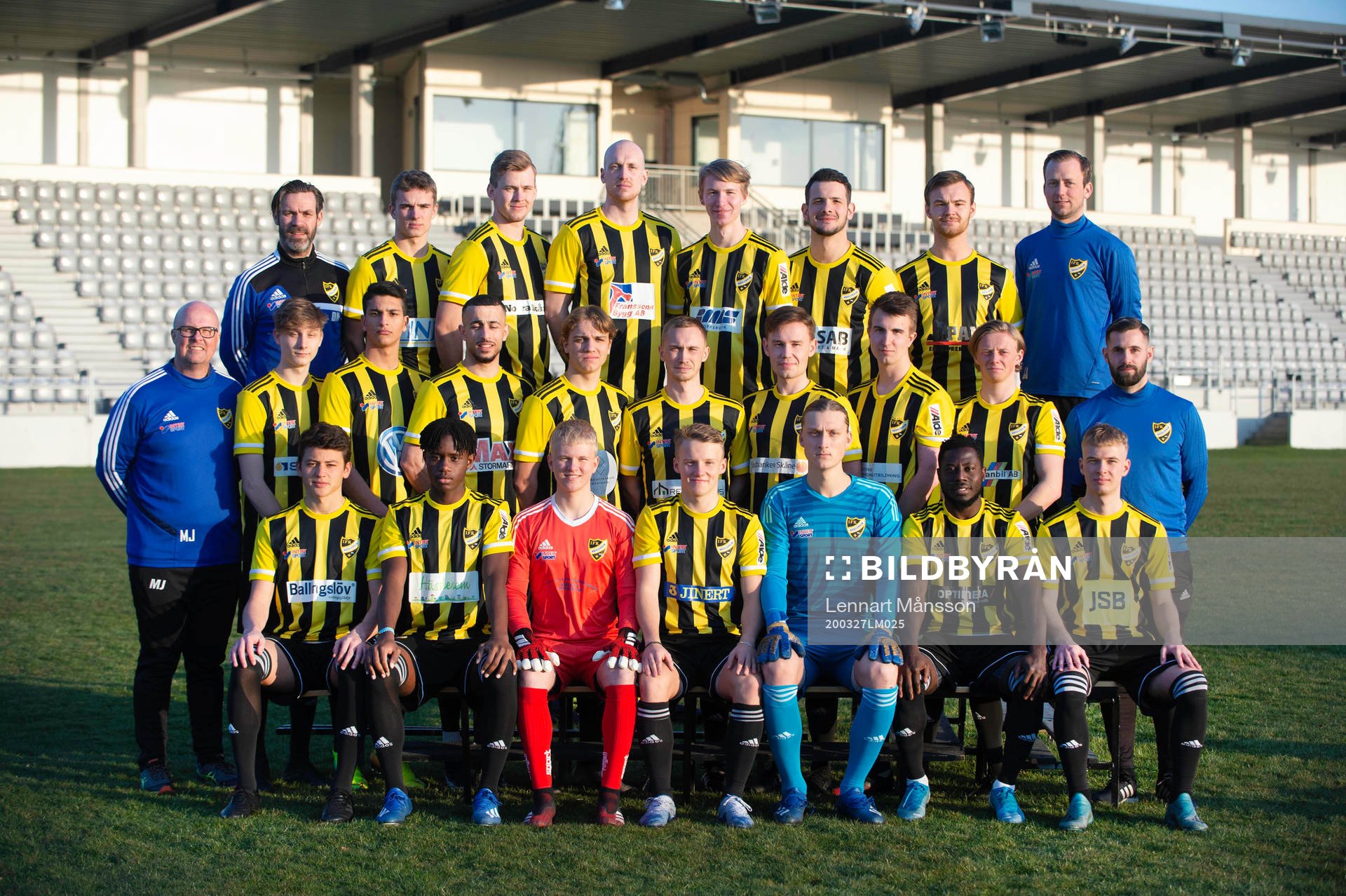 IFK Hässleholms A-trupp 2020, lagbild i Hässleholm