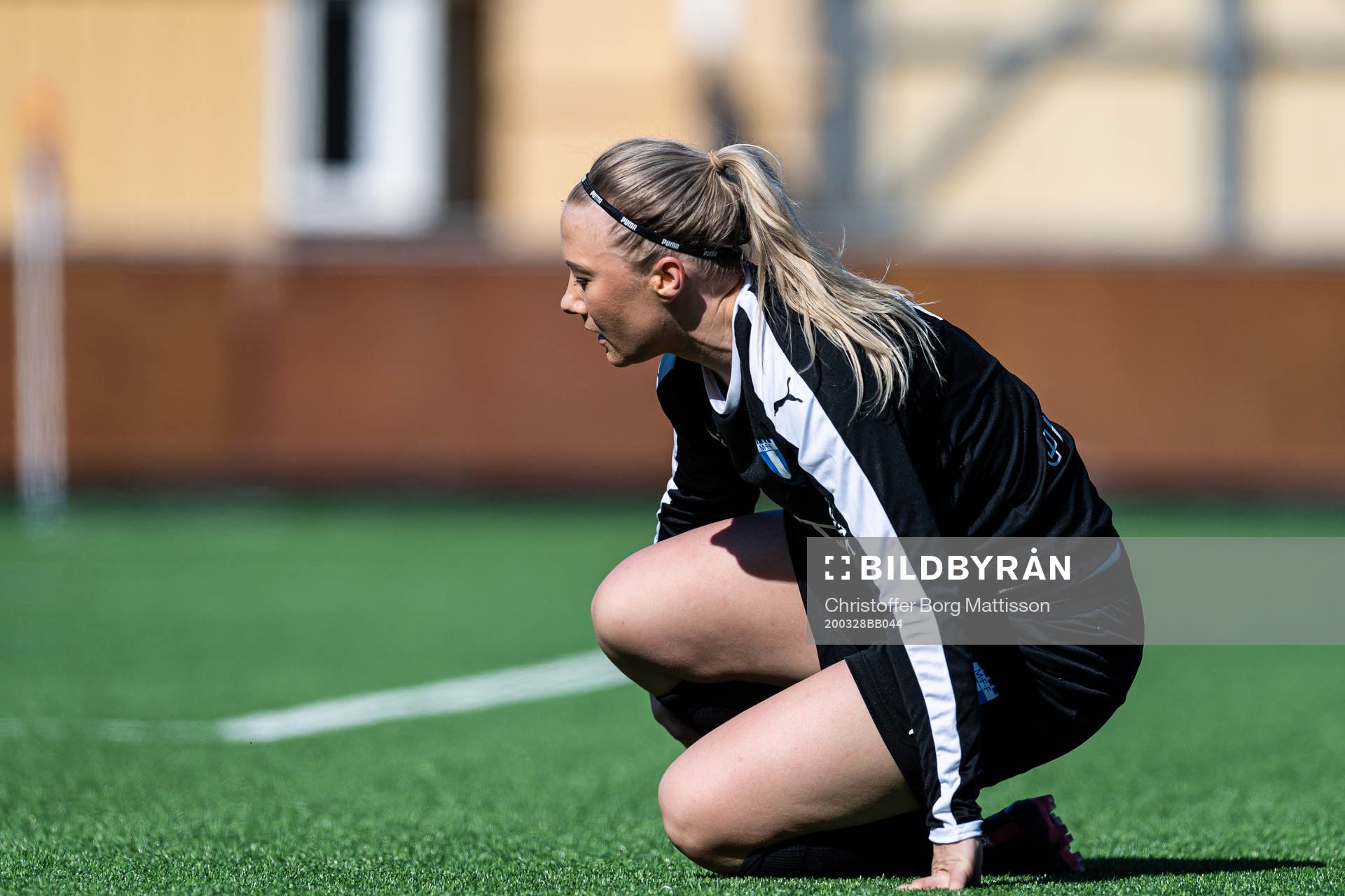 Malmö FFs Madeleine Hejde har ont
