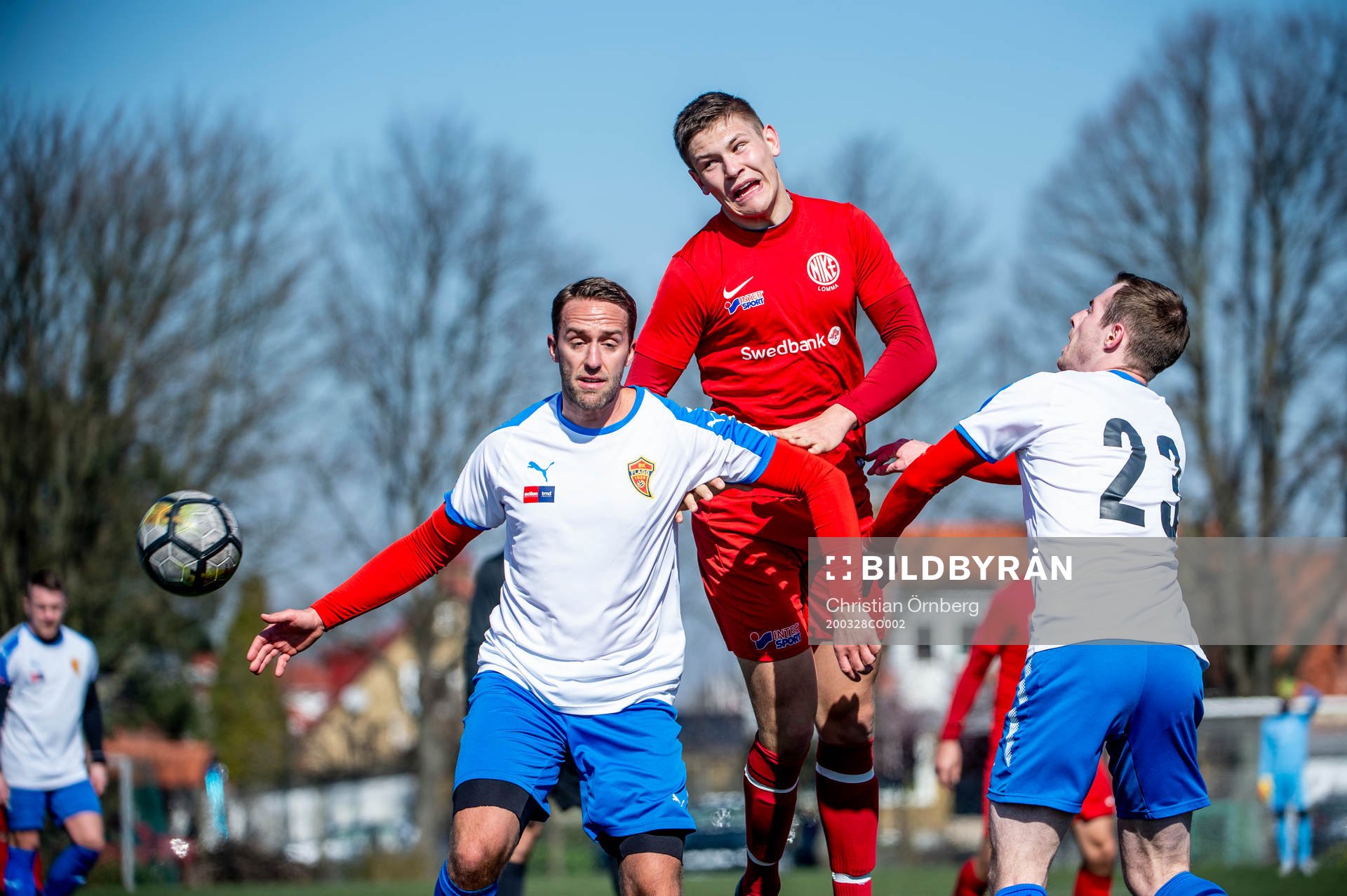 Nikes Albin Asklund mot Rasmus Nilsson och Tim Mohlin