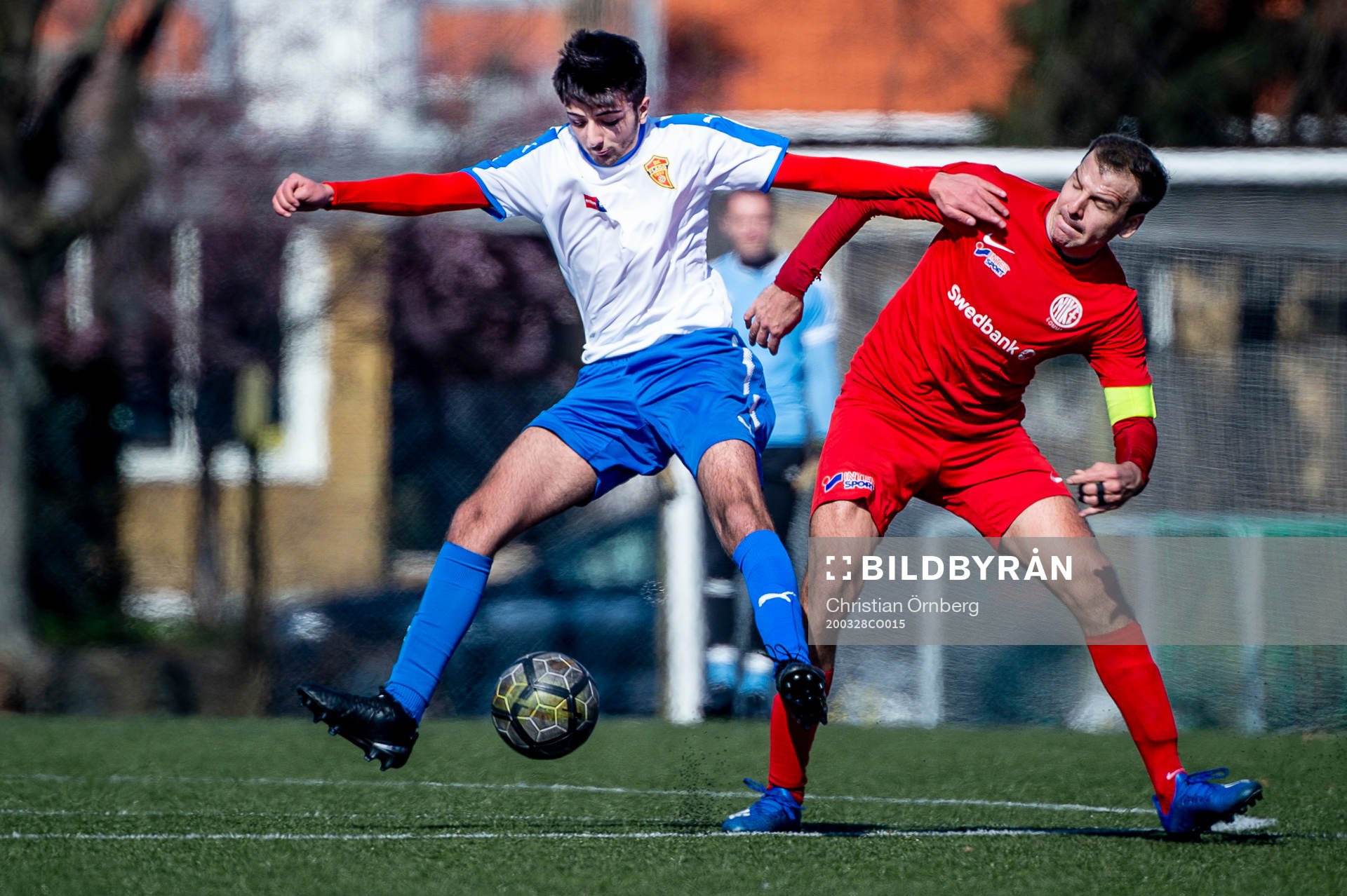 BK Flaggs Yakin Mestour Bustos mot Nikes Sebastian Ascencio