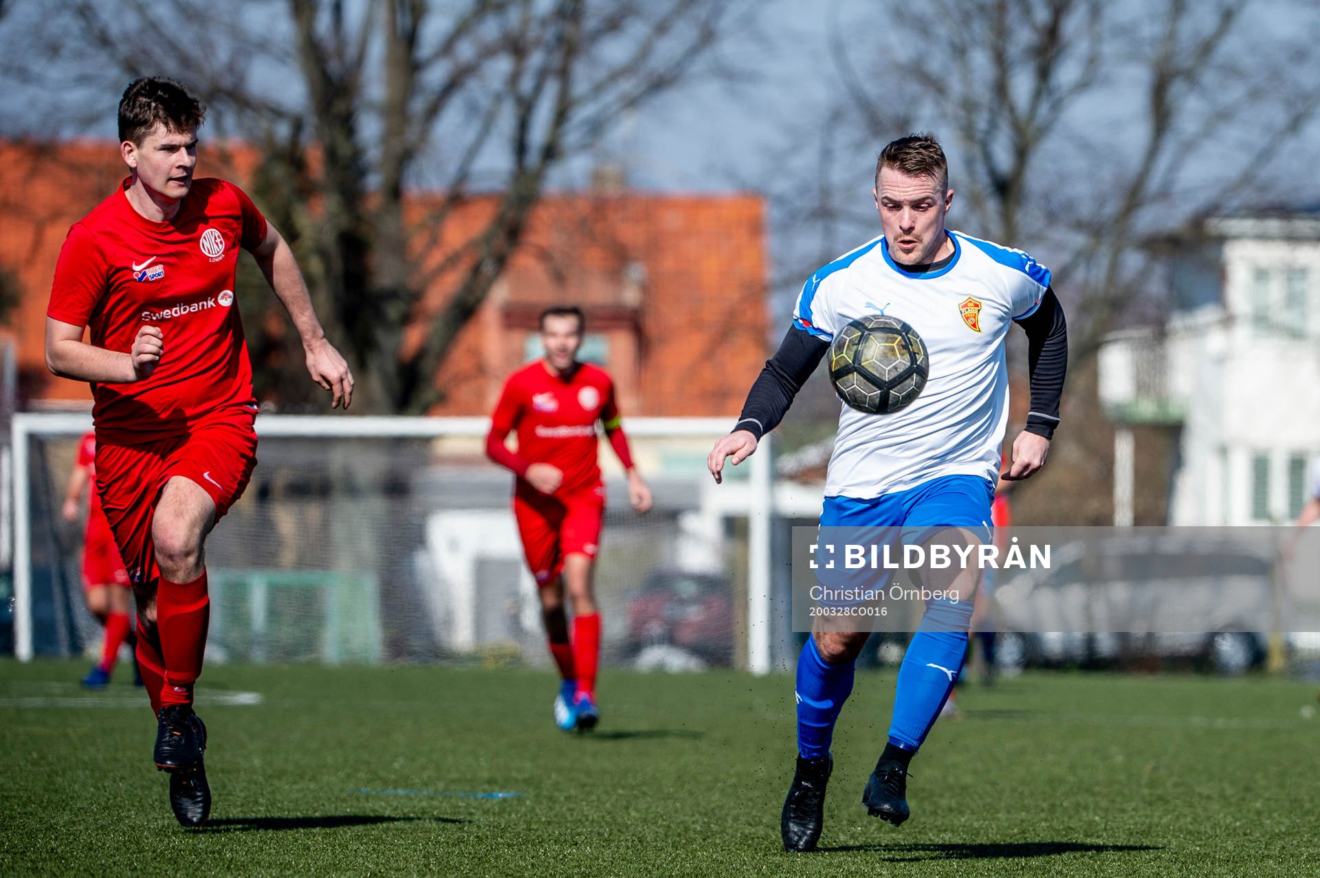 Nikes Johan Harrysson mot BK Flaggs Johan Hellström