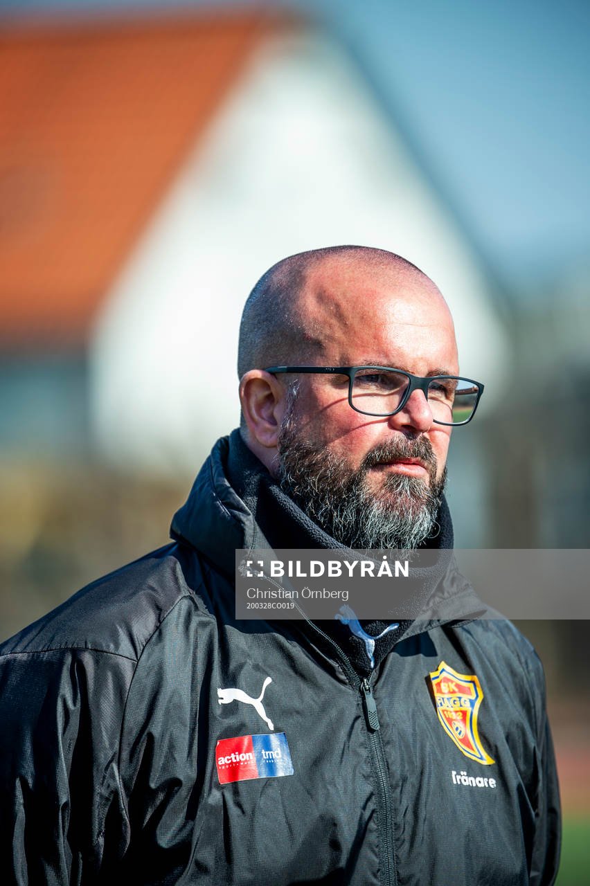 BK Flaggs tränare Daniel Lindgren
