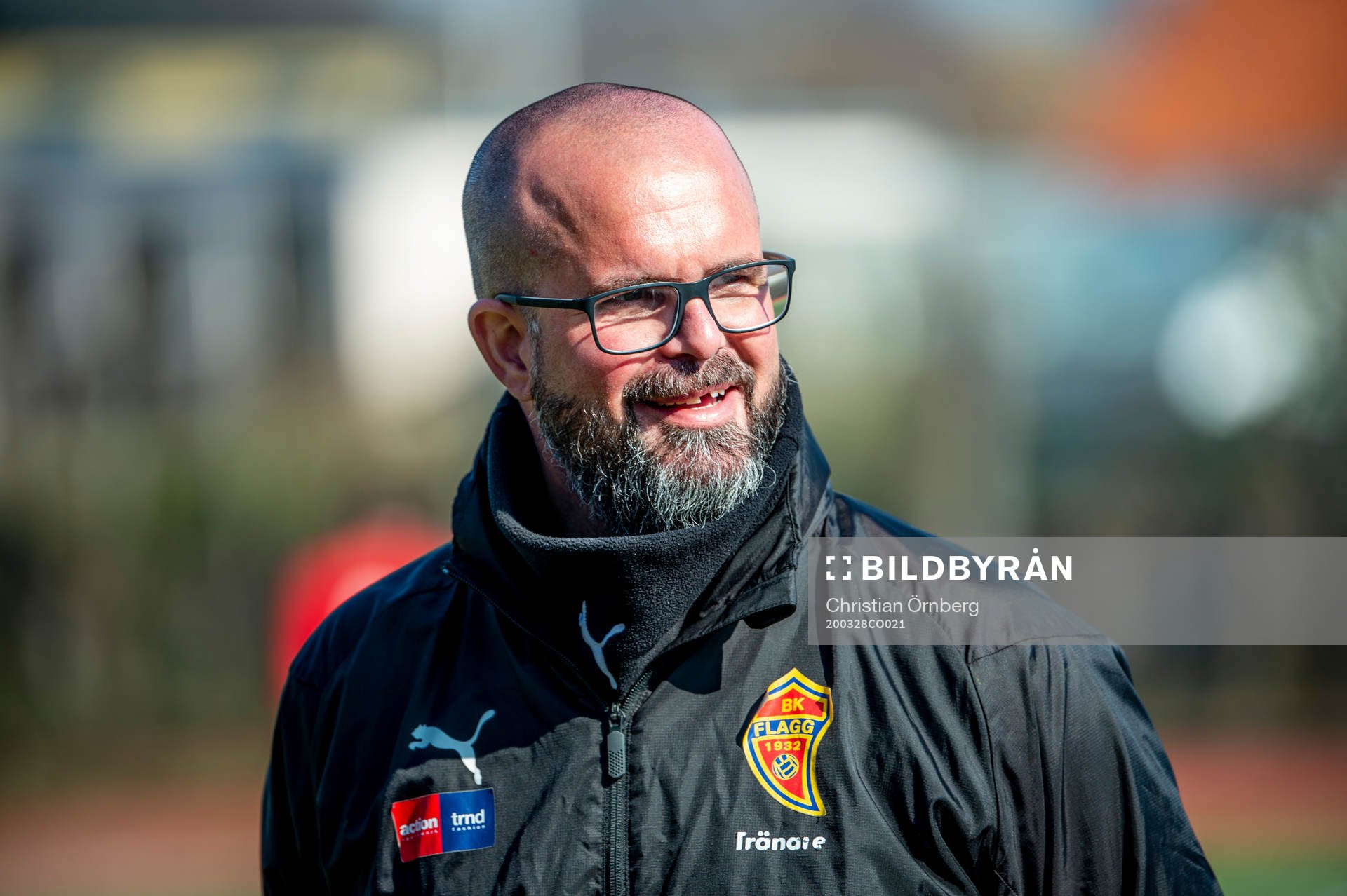 BK Flaggs tränare Daniel Lindgren
