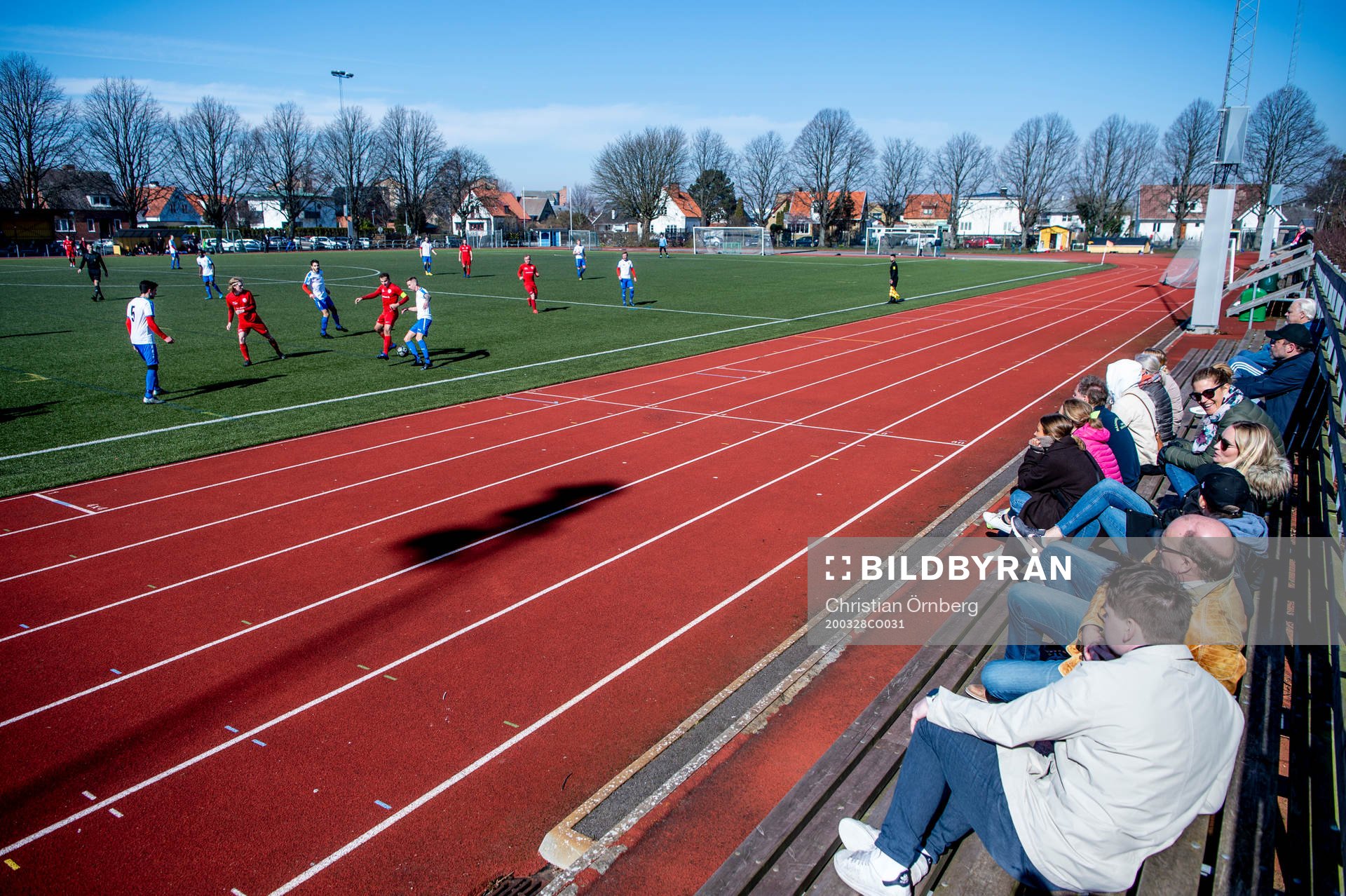 under träningsmatchen i fotboll mellan Nike och BK Flagg