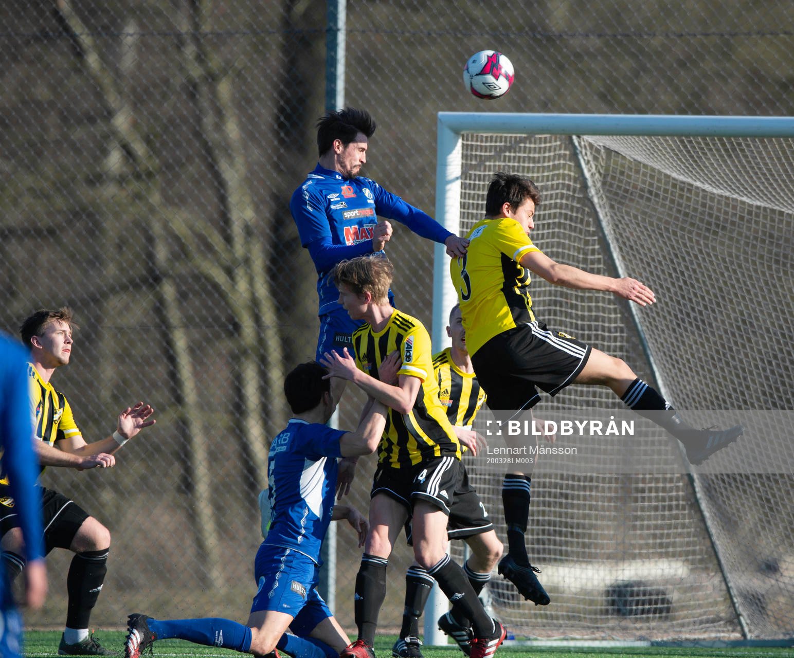 i träningsmatchen mellan Nosaby IF och IFK Hässleholm i