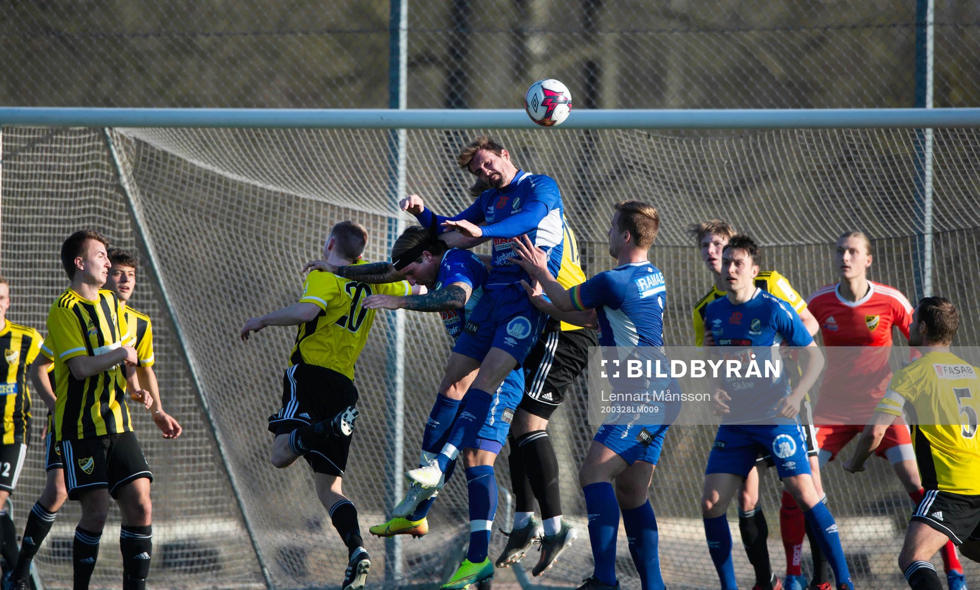i träningsmatchen mellan Nosaby IF och IFK Hässleholm i