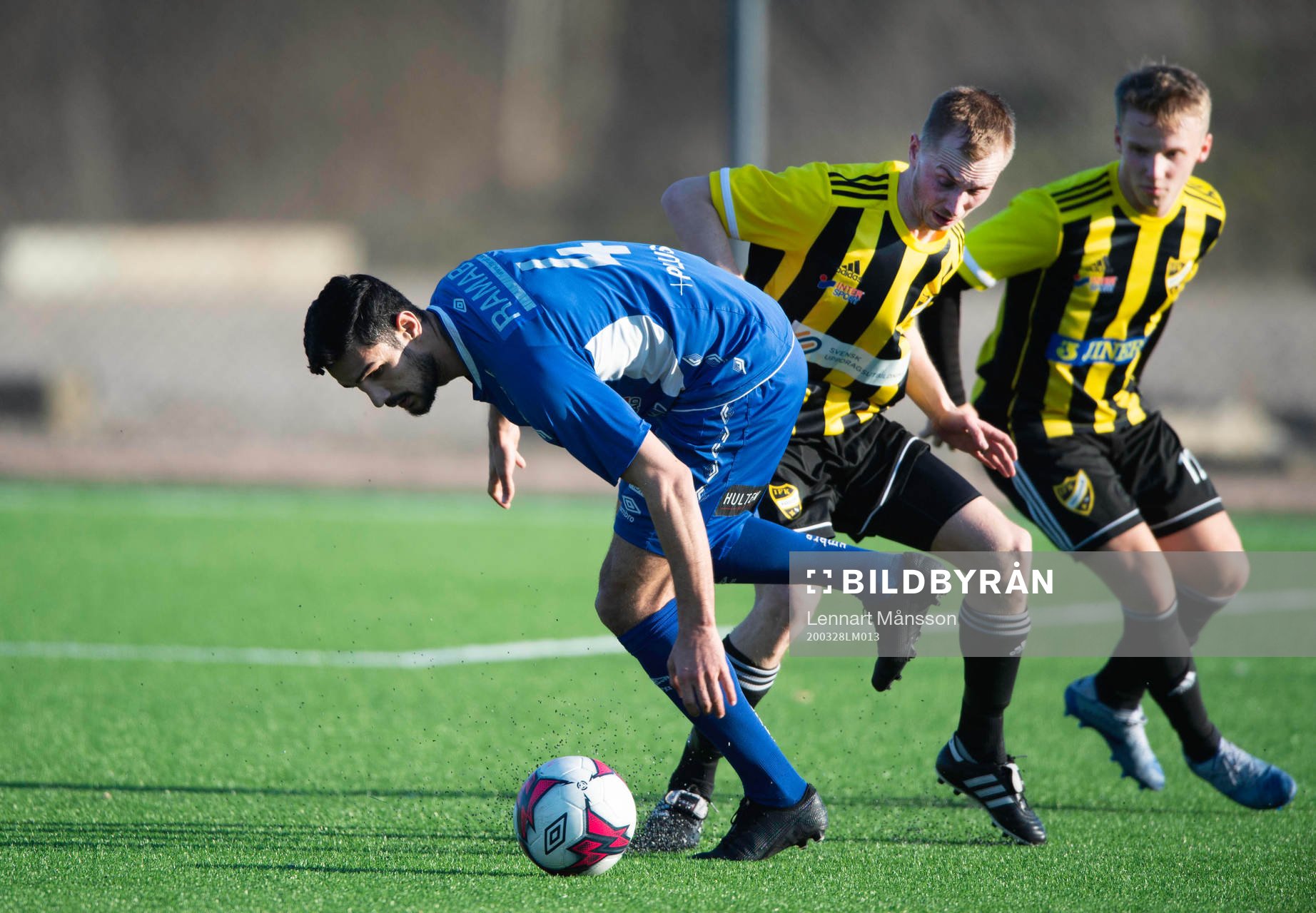 i träningsmatchen mellan Nosaby IF och IFK Hässleholm i