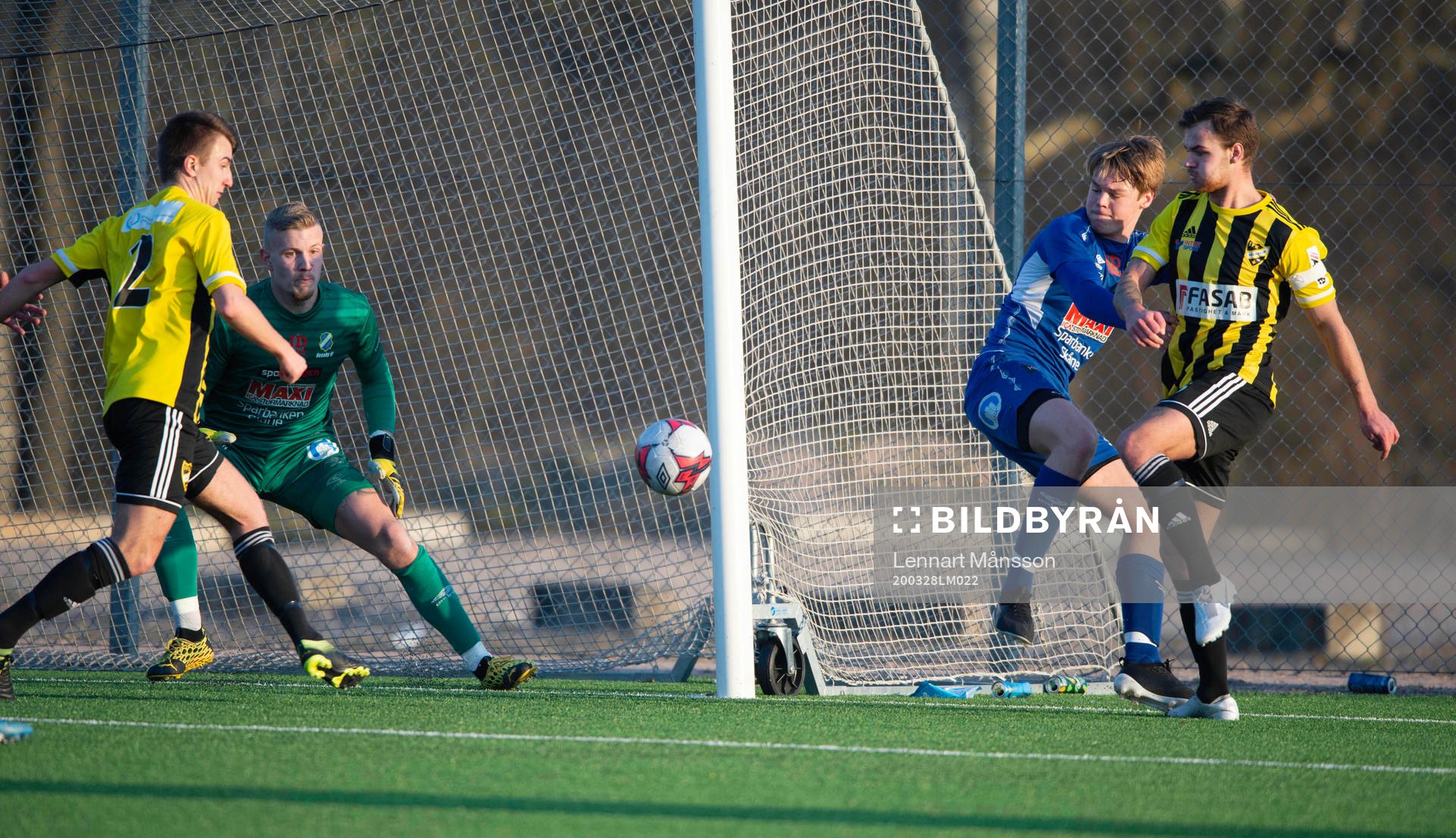 i träningsmatchen mellan Nosaby IF och IFK Hässleholm i