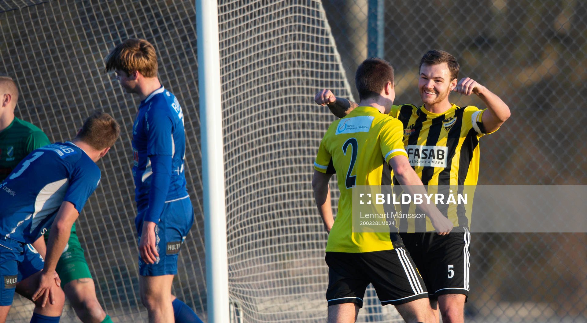 i träningsmatchen mellan Nosaby IF och IFK Hässleholm i