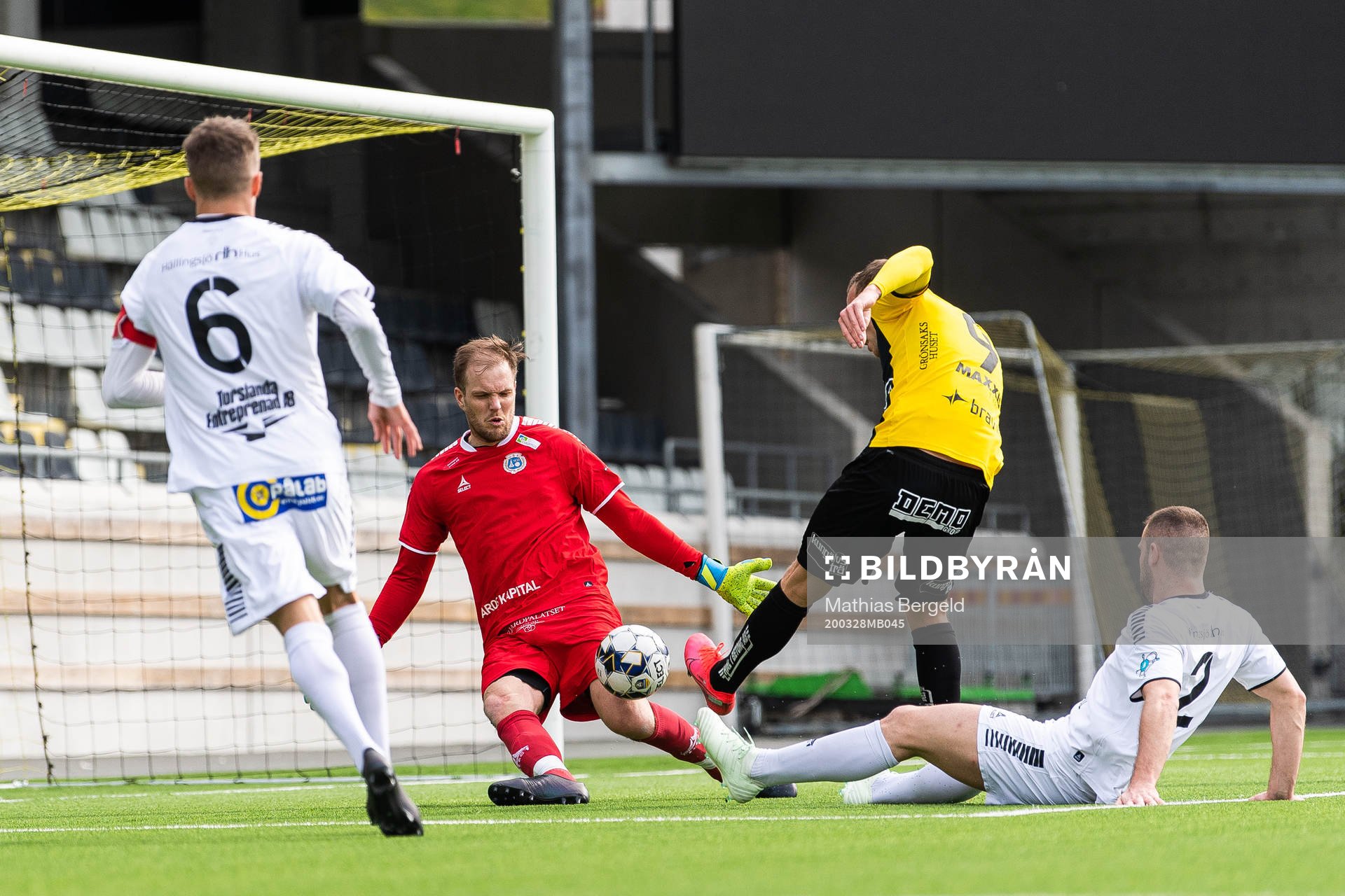 Utsiktens målvakt Axel Wibrån
