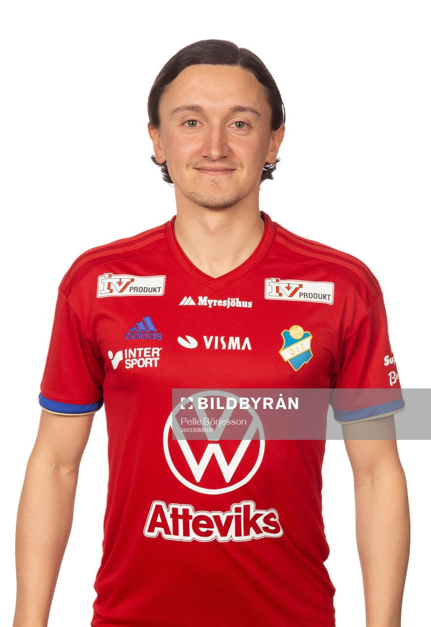 Öster Mattias Pavic poserar för ett porträtt den 30 mars 2020 i Växjö.