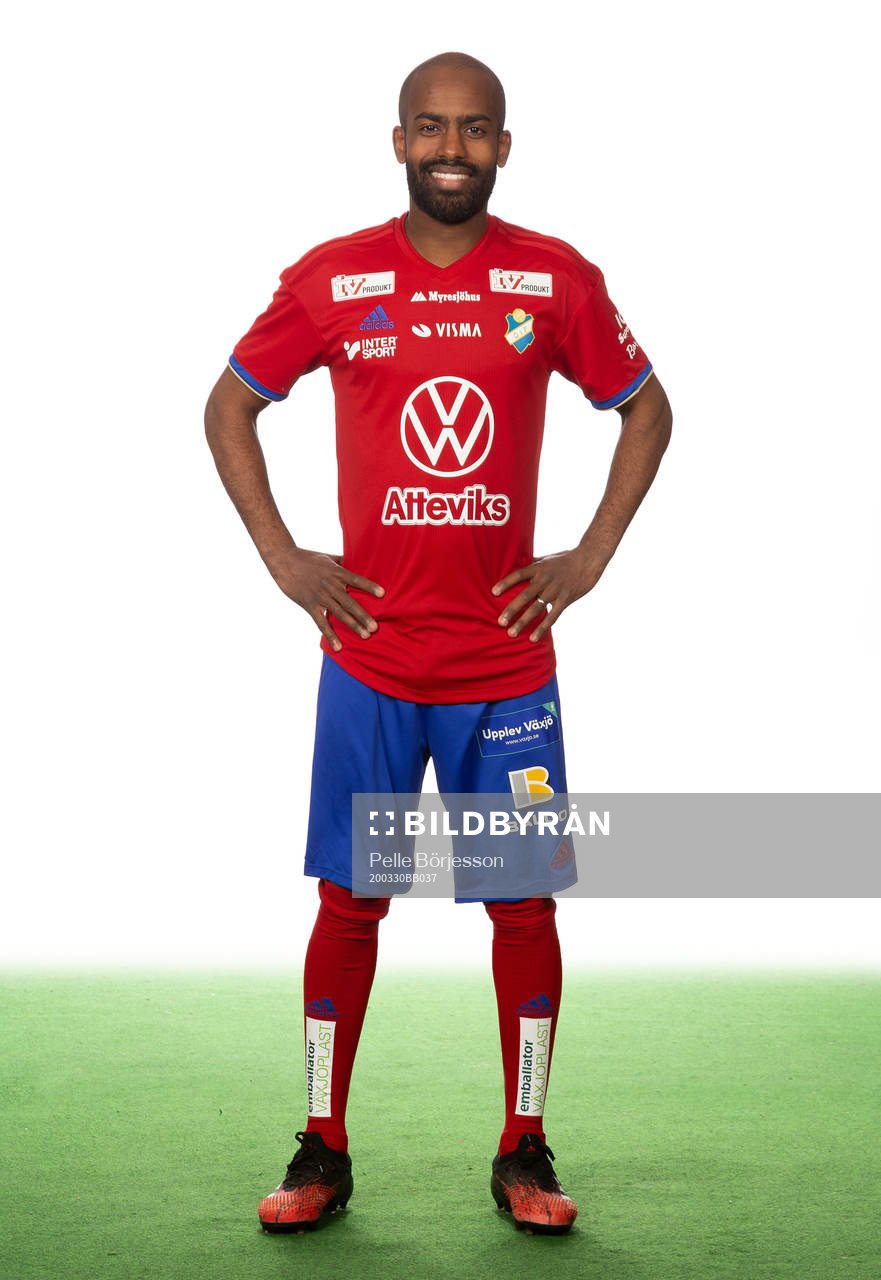 Öster Ammar Ahmed poserar för ett porträtt den 30 mars 2020 i Växjö.