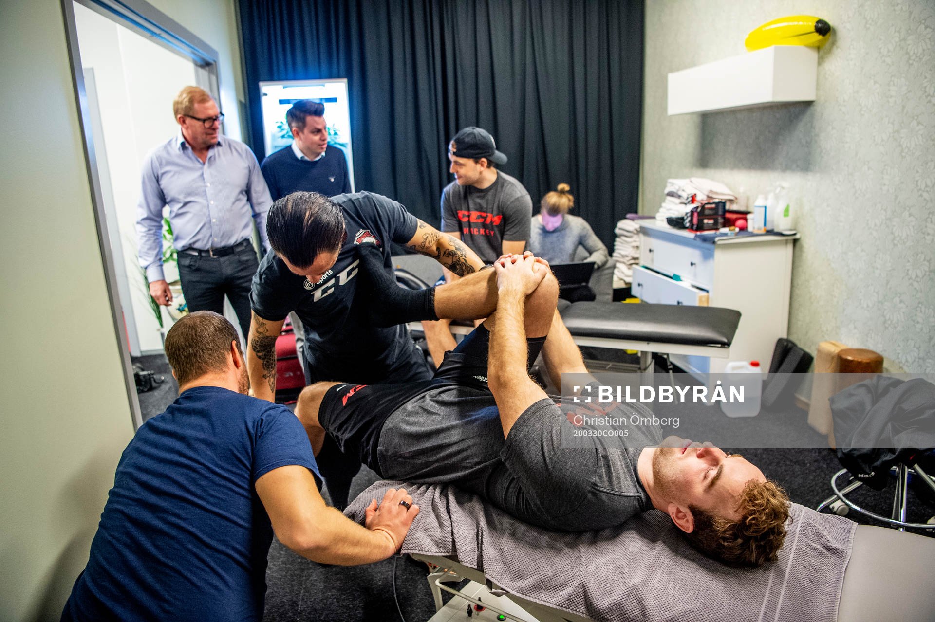 Pathrik Westerholm, osteopaten Niklas Torpling och