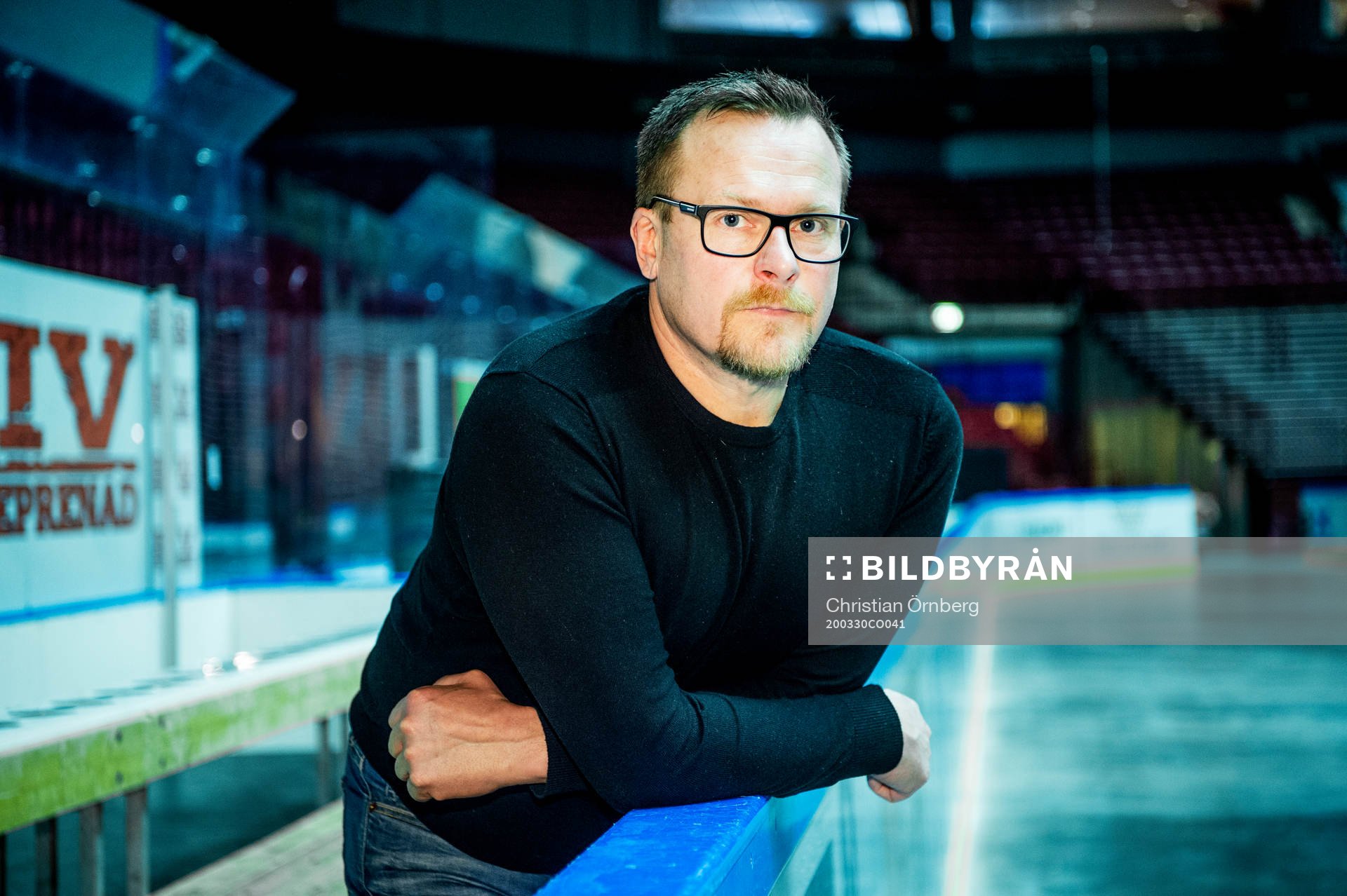 Tränare Joakim Fagervall i Malmö arena