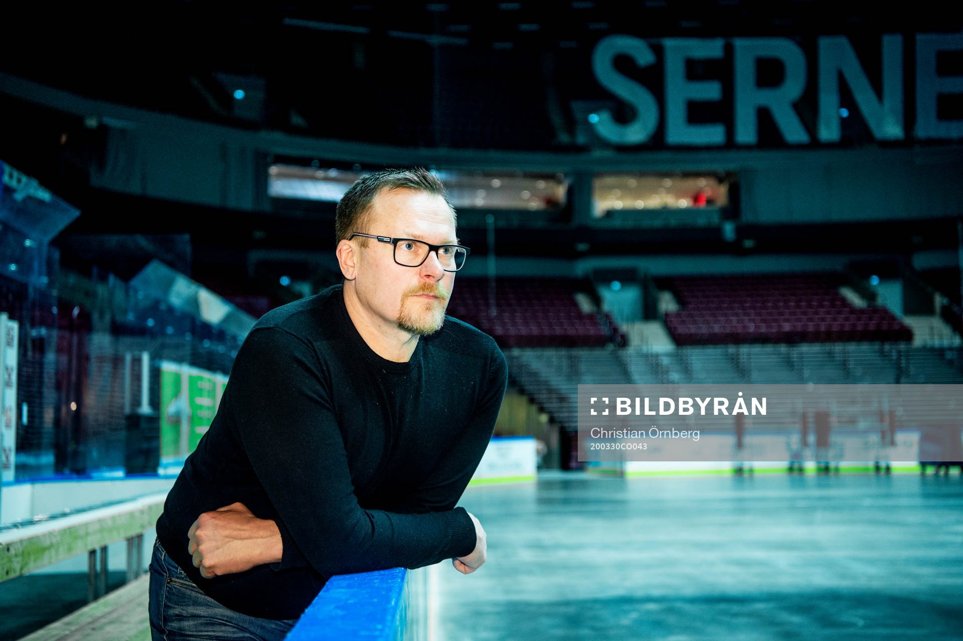 Tränare Joakim Fagervall i Malmö arena