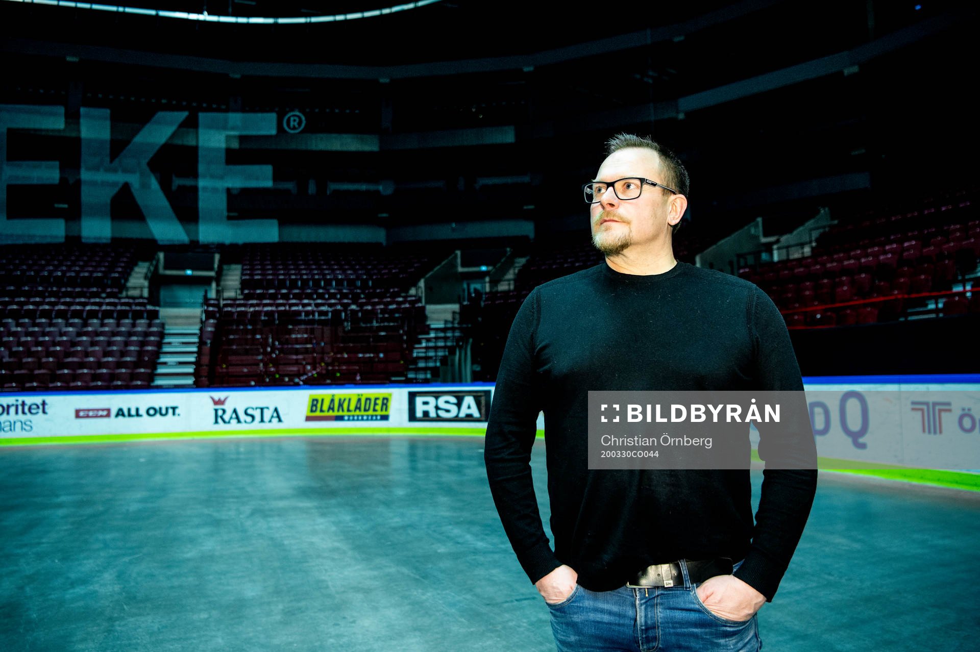 Tränare Joakim Fagervall i Malmö arena