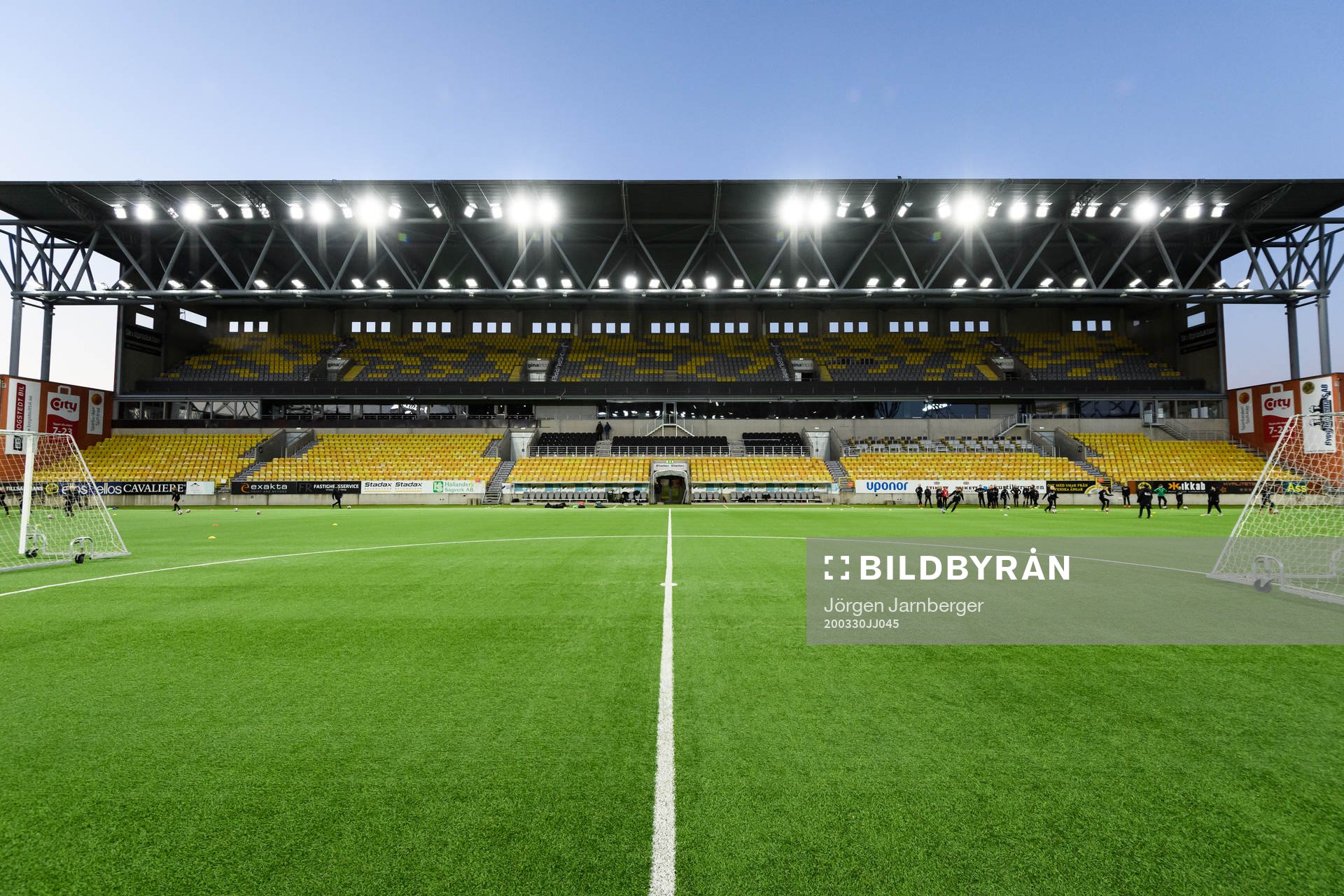 Borås arenas nya ledbelysning