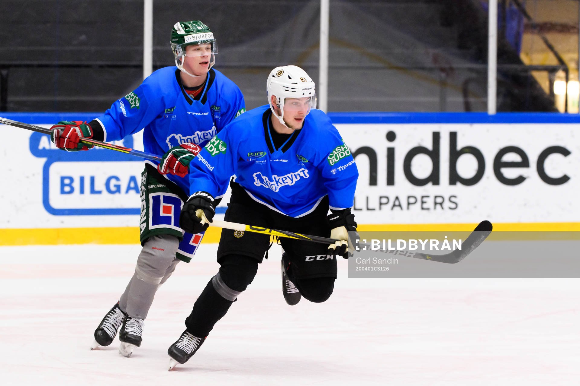Lucas Raymond, Frölunda, och Anton Blidh, Boston Bruins