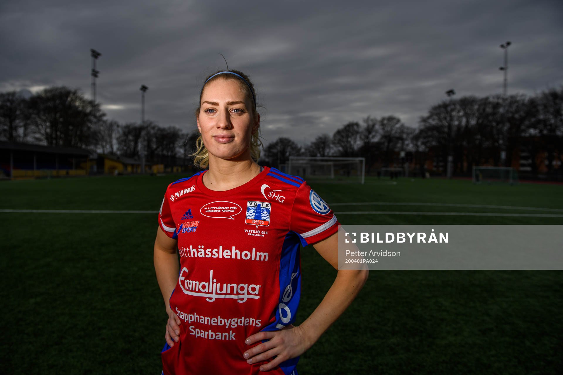 Vittsjös Malin Winberg poserar för ett porträtt den 1 april 2020 i Malmö.