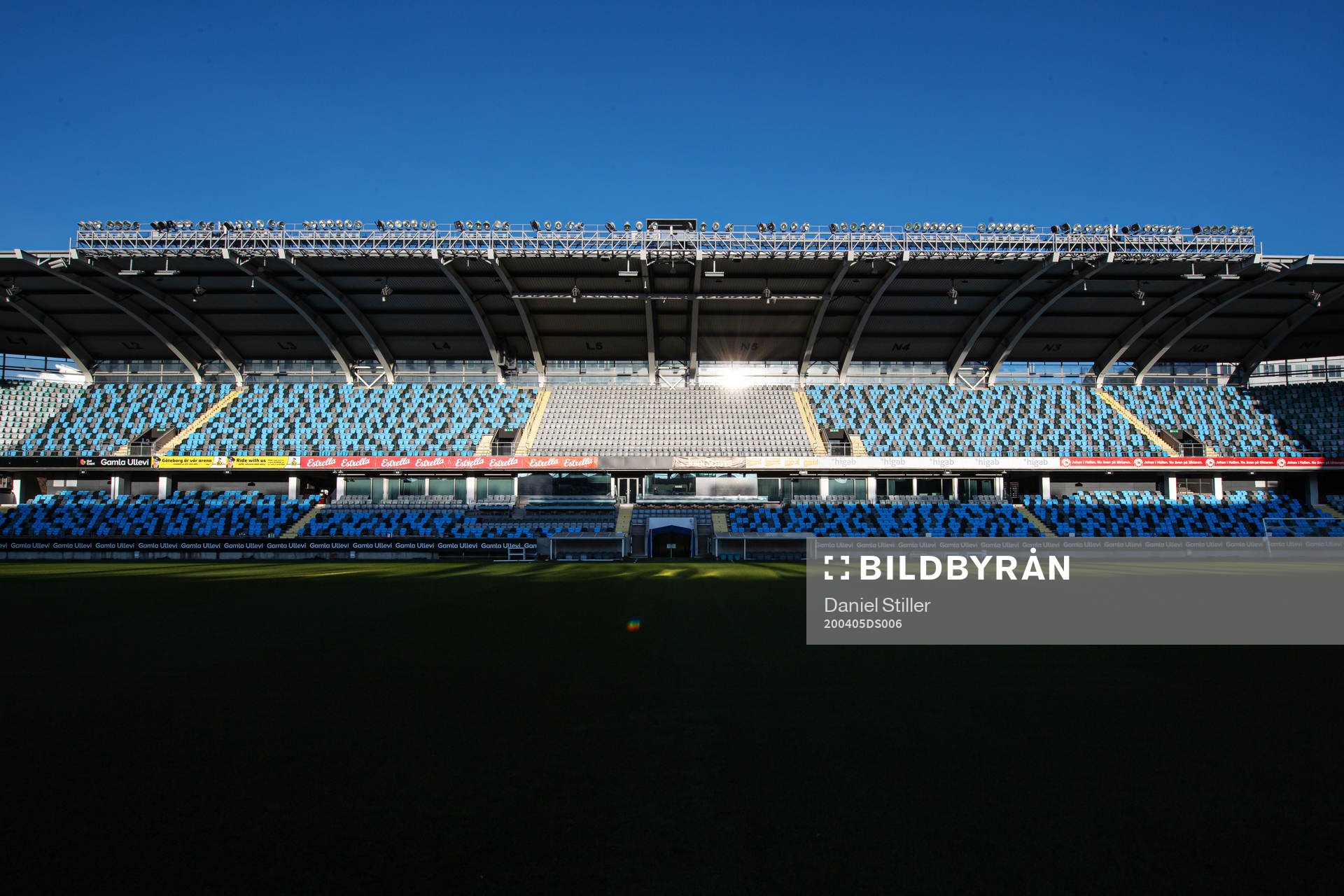 General view of Gamla Ullevi as the coronavirus, COVID-19,
