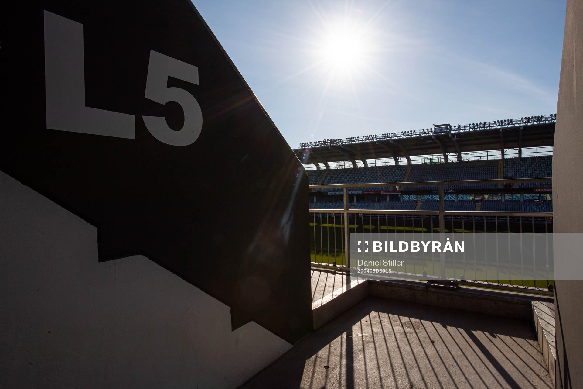 General view of Gamla Ullevi as the coronavirus, COVID-19,